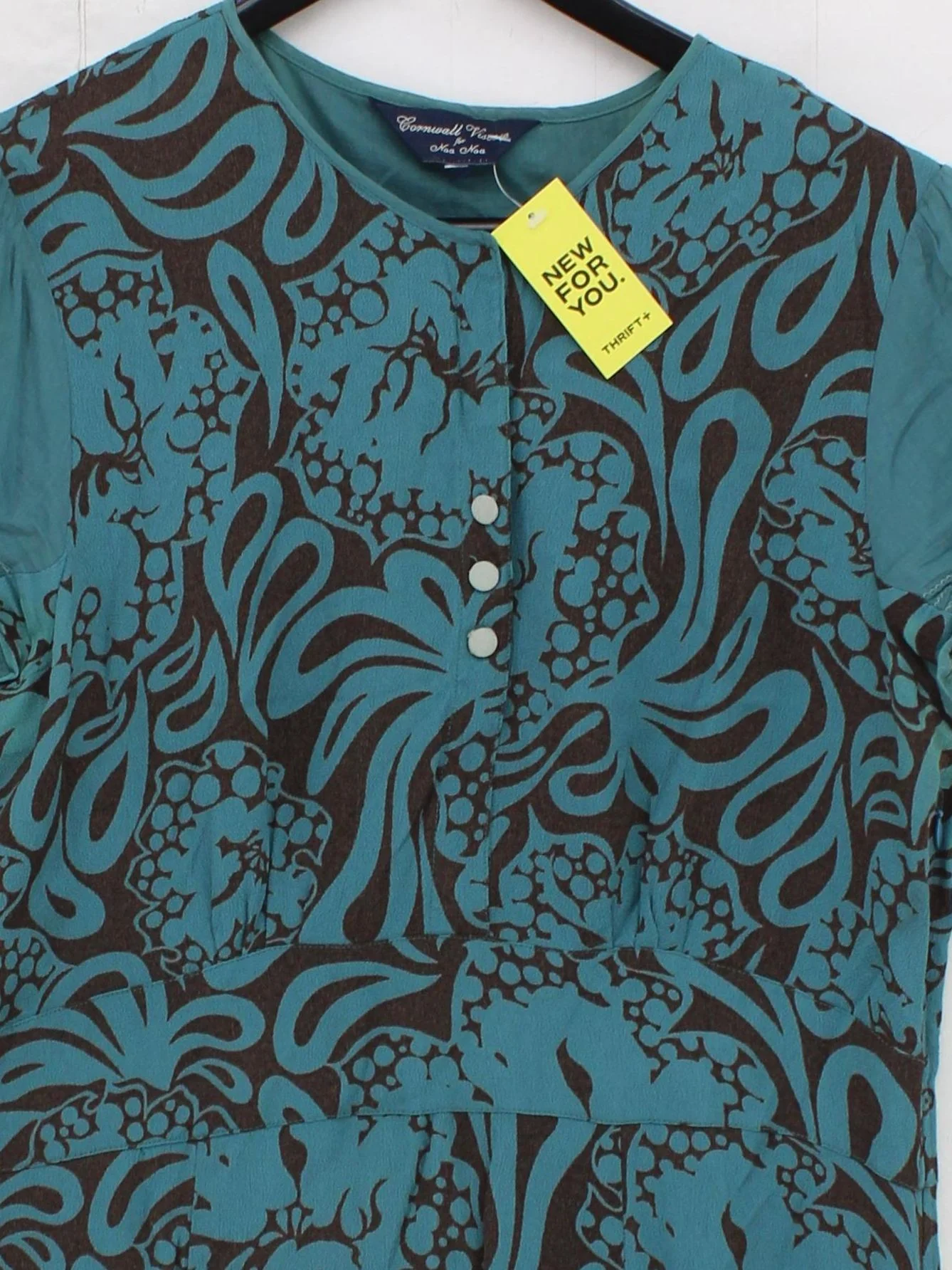 Noa Noa Shirt Midi Dress L in Green - Image 3