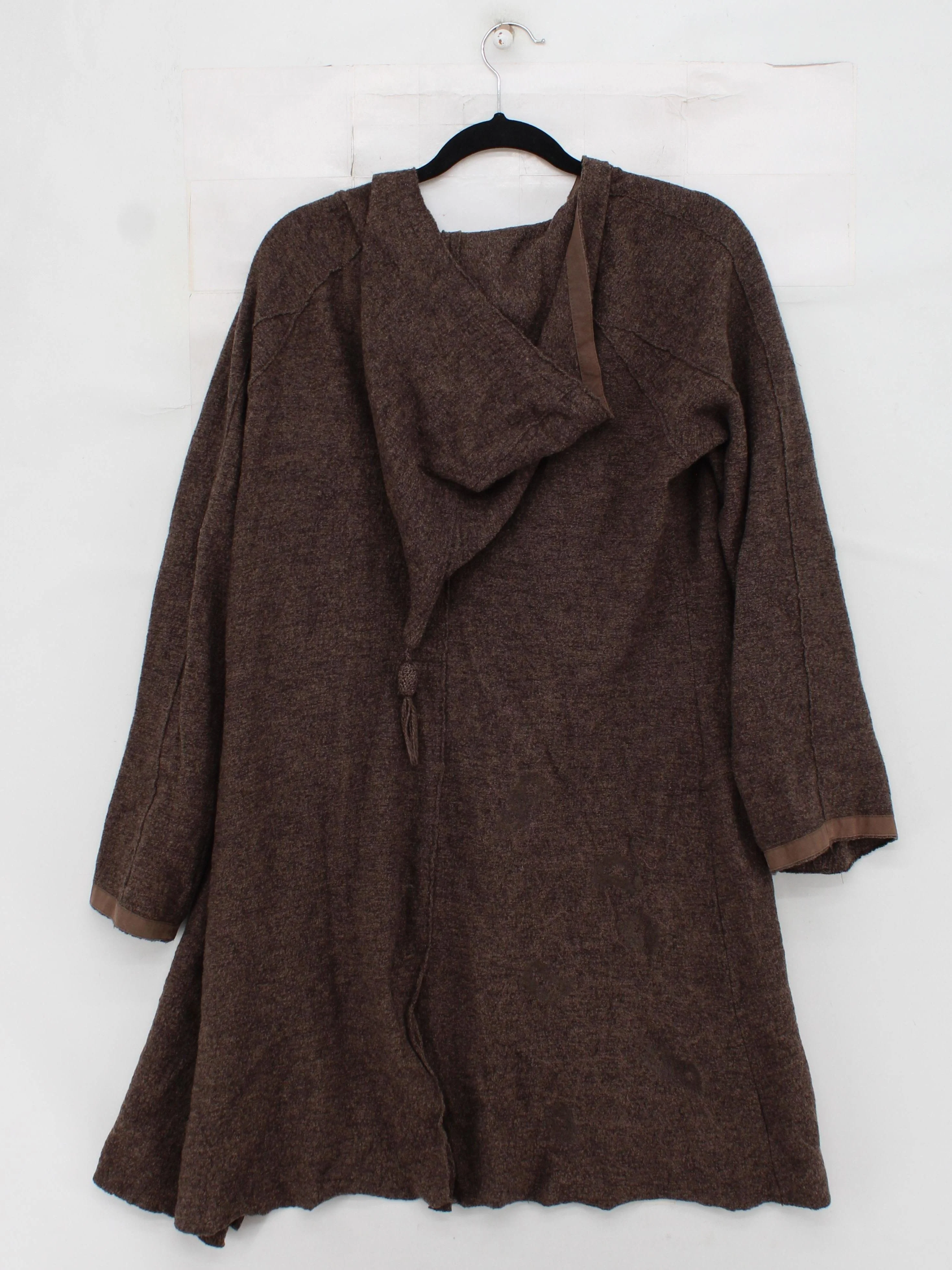 Noa Noa Women's Coat S Brown 100% Wool Overcoat - Image 2