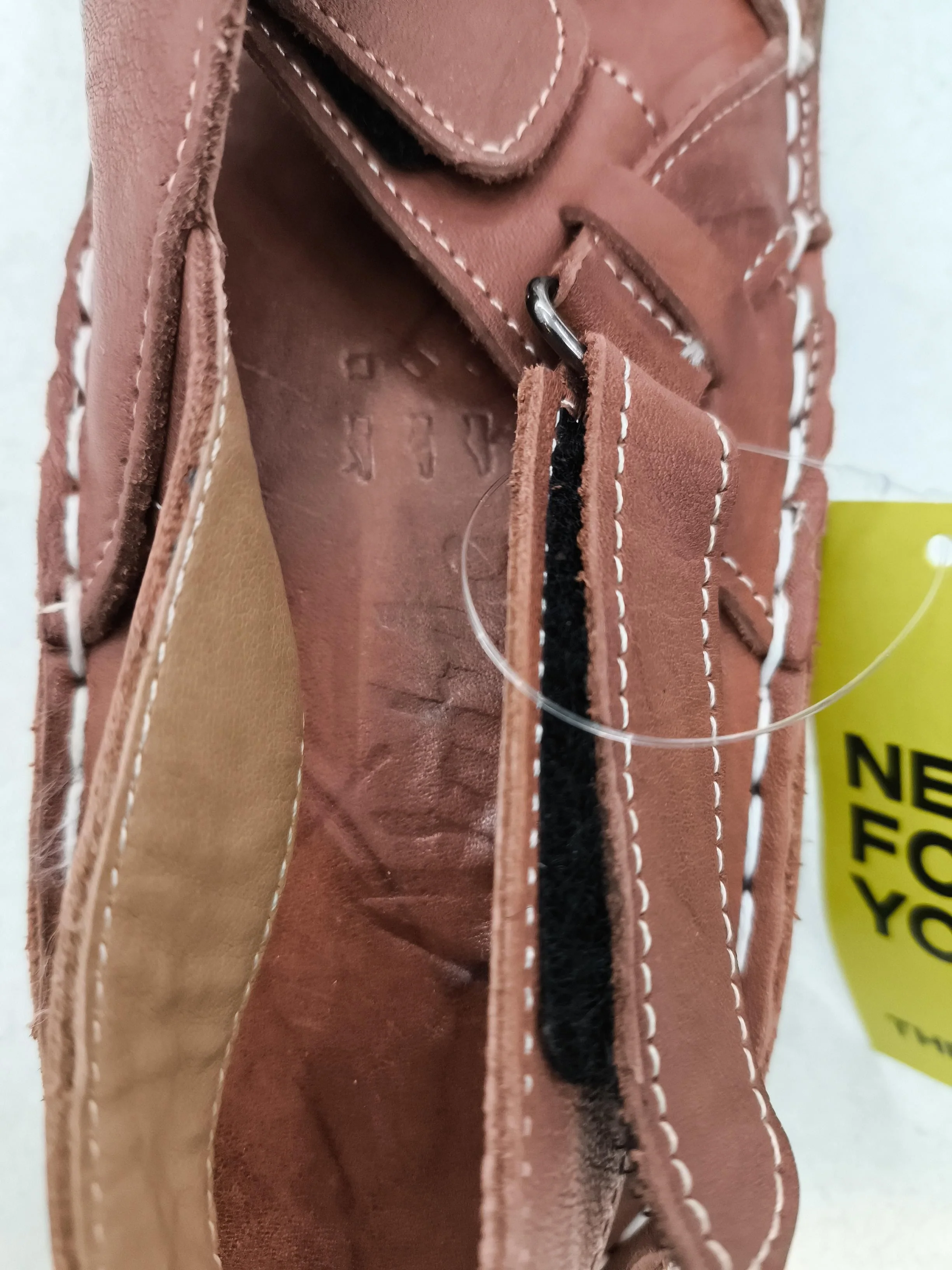 Noble Wilde Women's Sandals UK 7.5 Brown 100% Leather Strappy - Image 6
