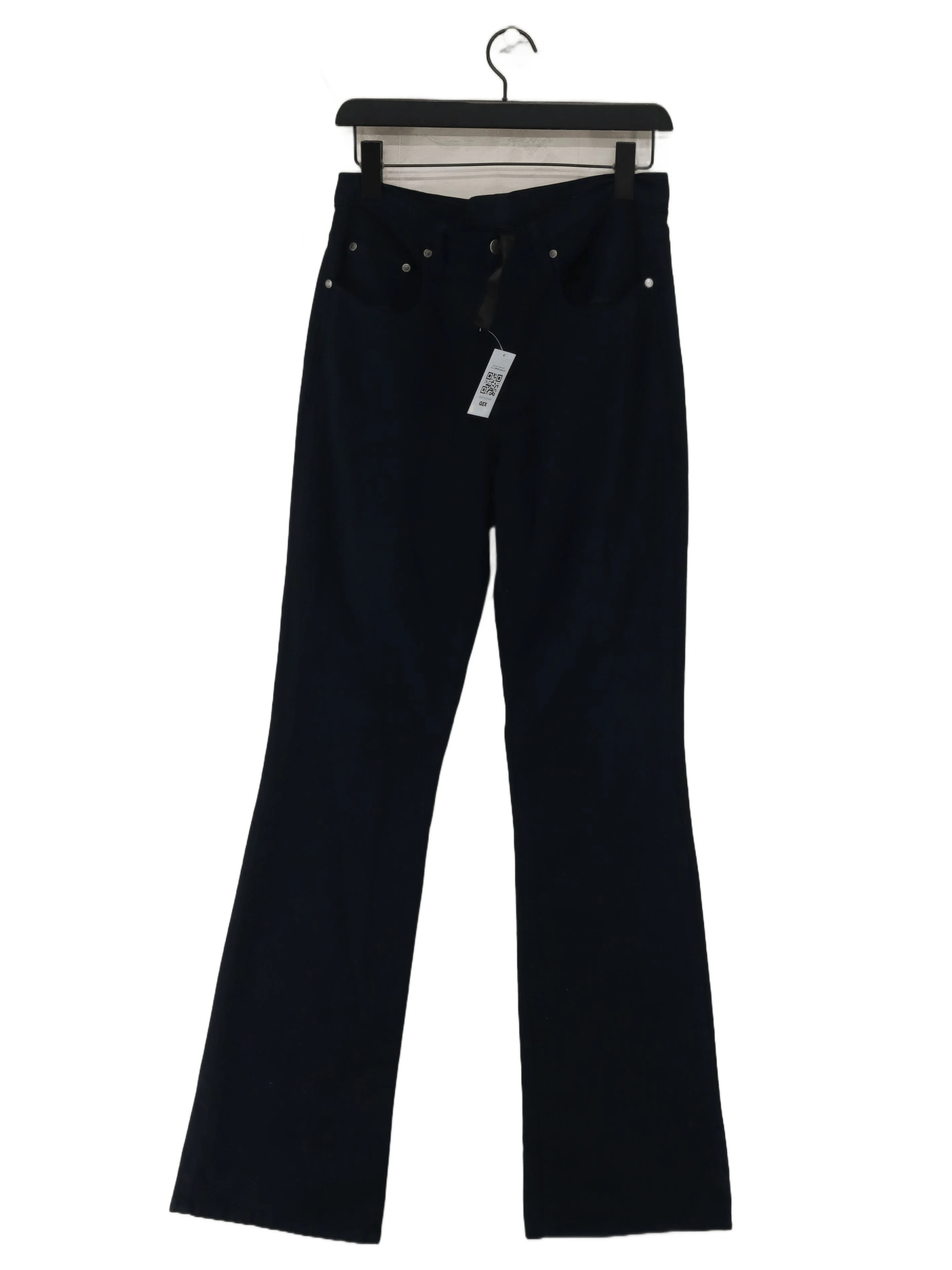 Nobody Women's Trousers W 37 in Blue 100% Cotton Bootcut Chino
