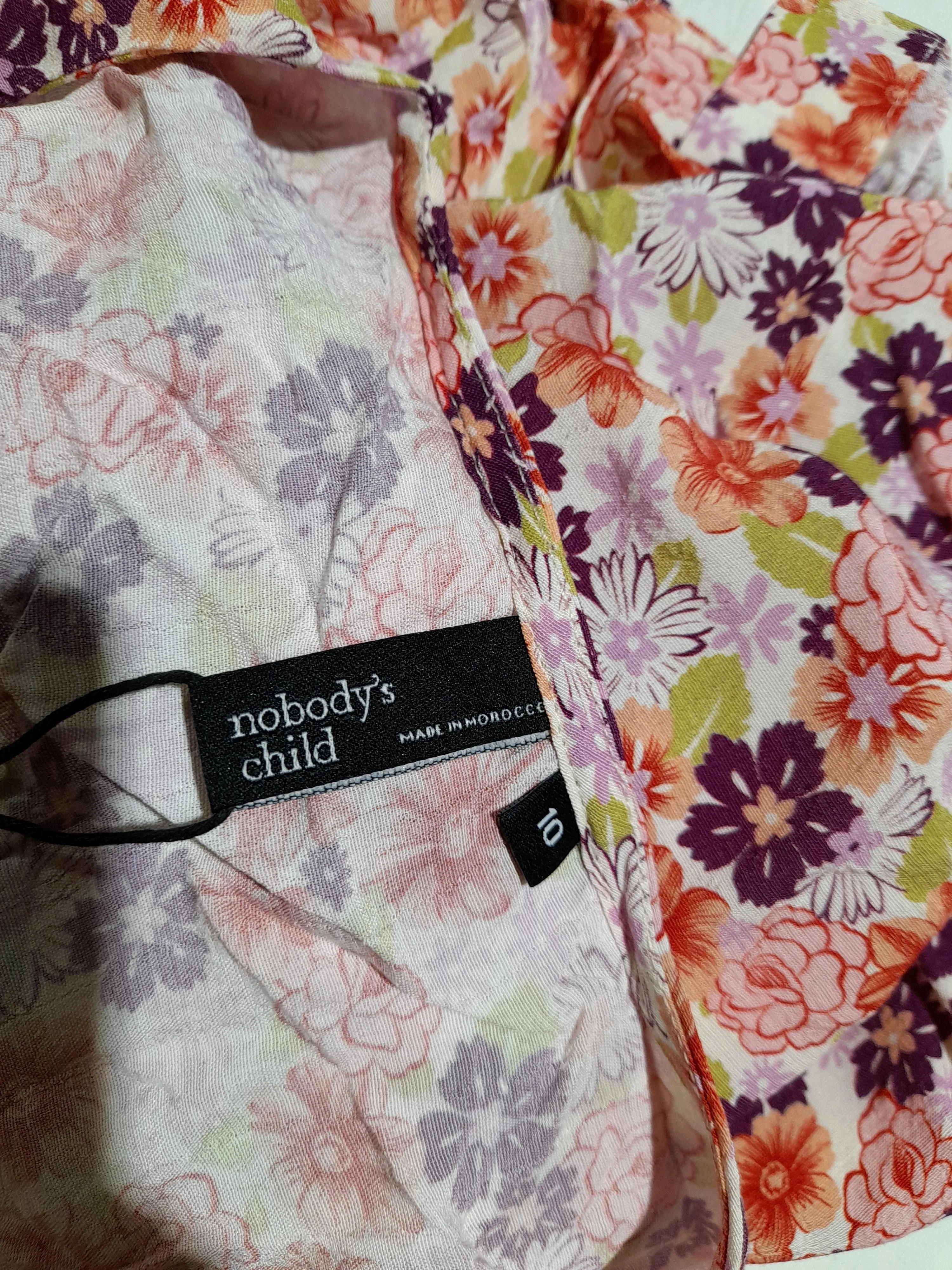 Nobody's Child A-Line Midi Dress UK10 in Pink - Image 5