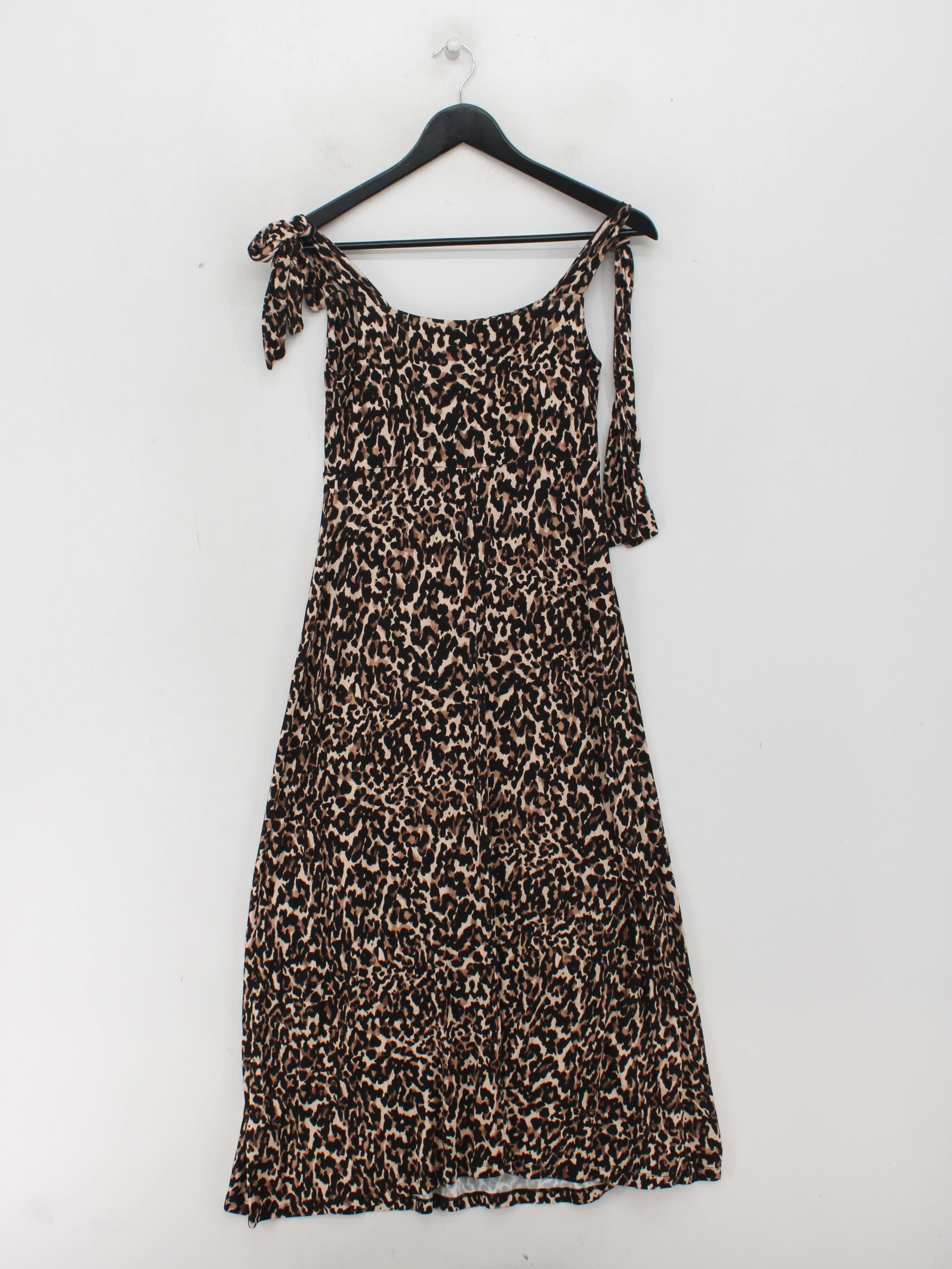 Nobody's Child A-Line Midi Dress UK8 in Brown - Image 2