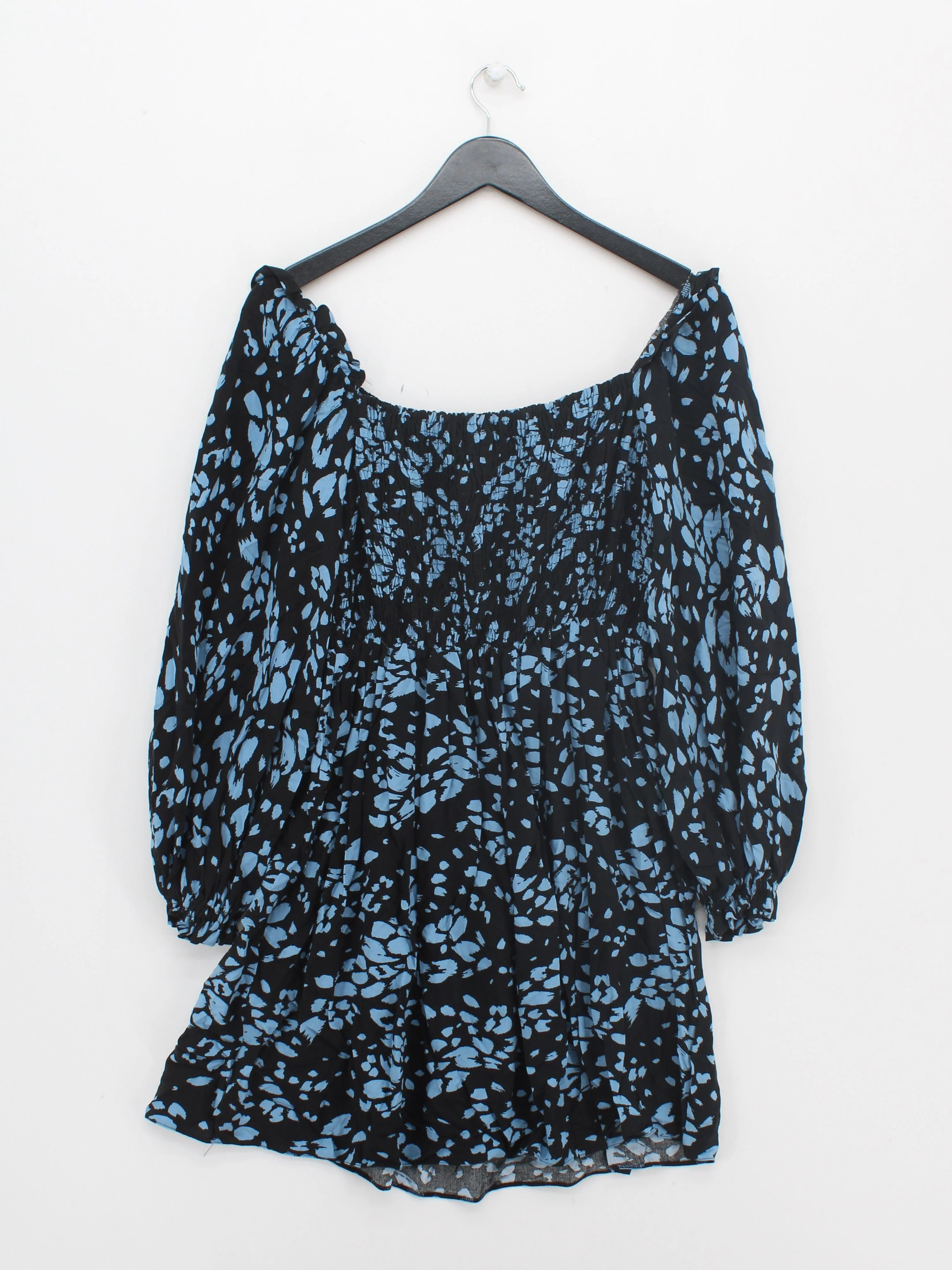 Nobody's Child A-Line Mini Dress UK8 in Black - Image 2