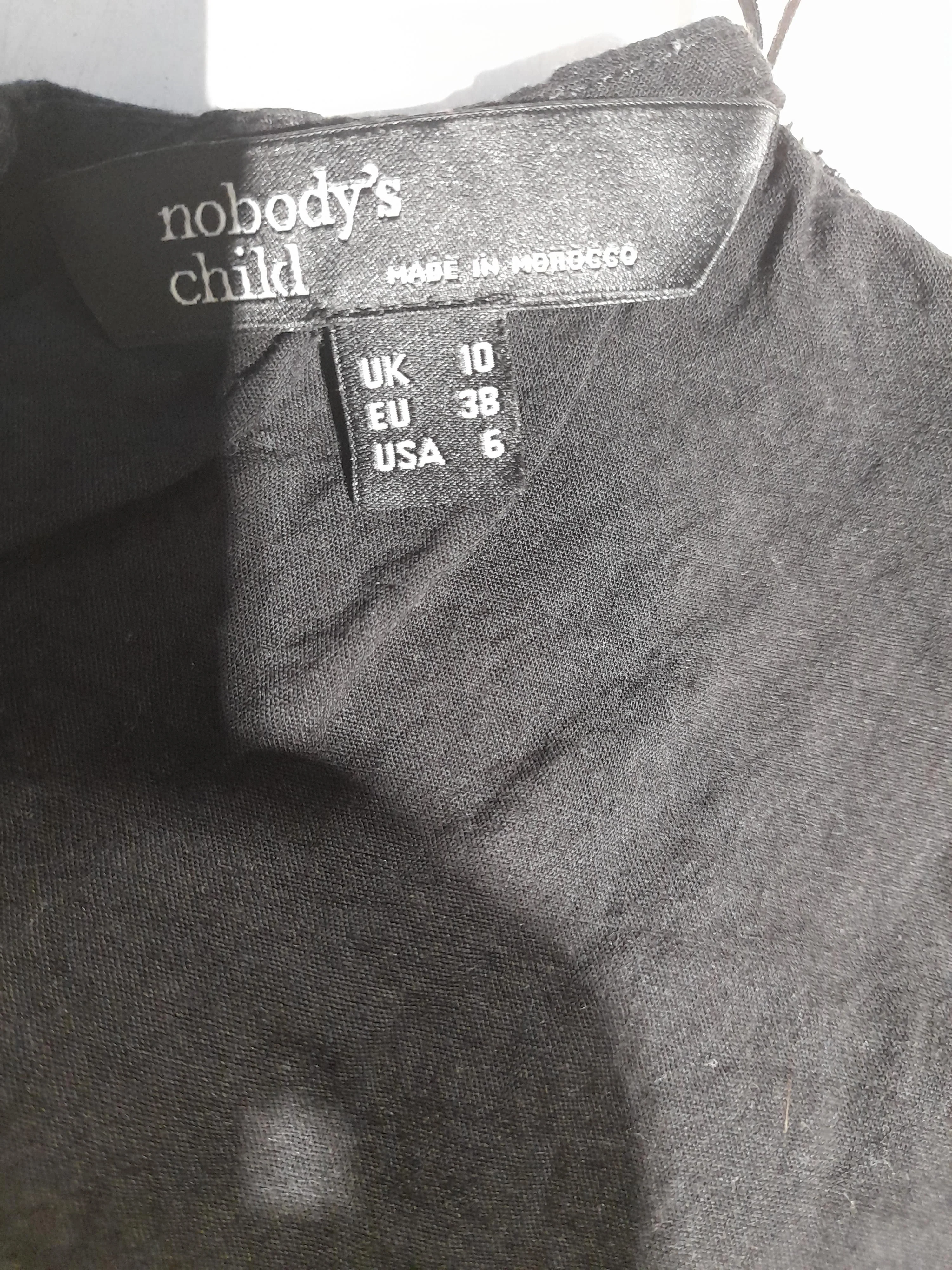 Nobody's Child Jumper Midi Dress UK10 in Black - Image 5