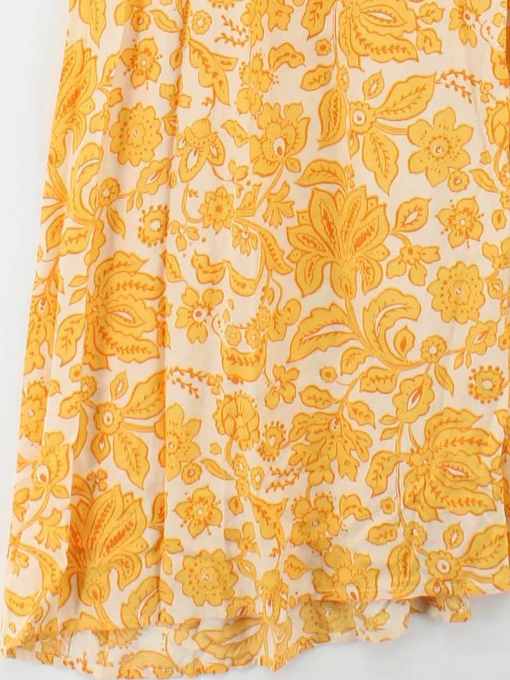Nobody's Child Maxi Dress UK10 in Yellow - Image 4