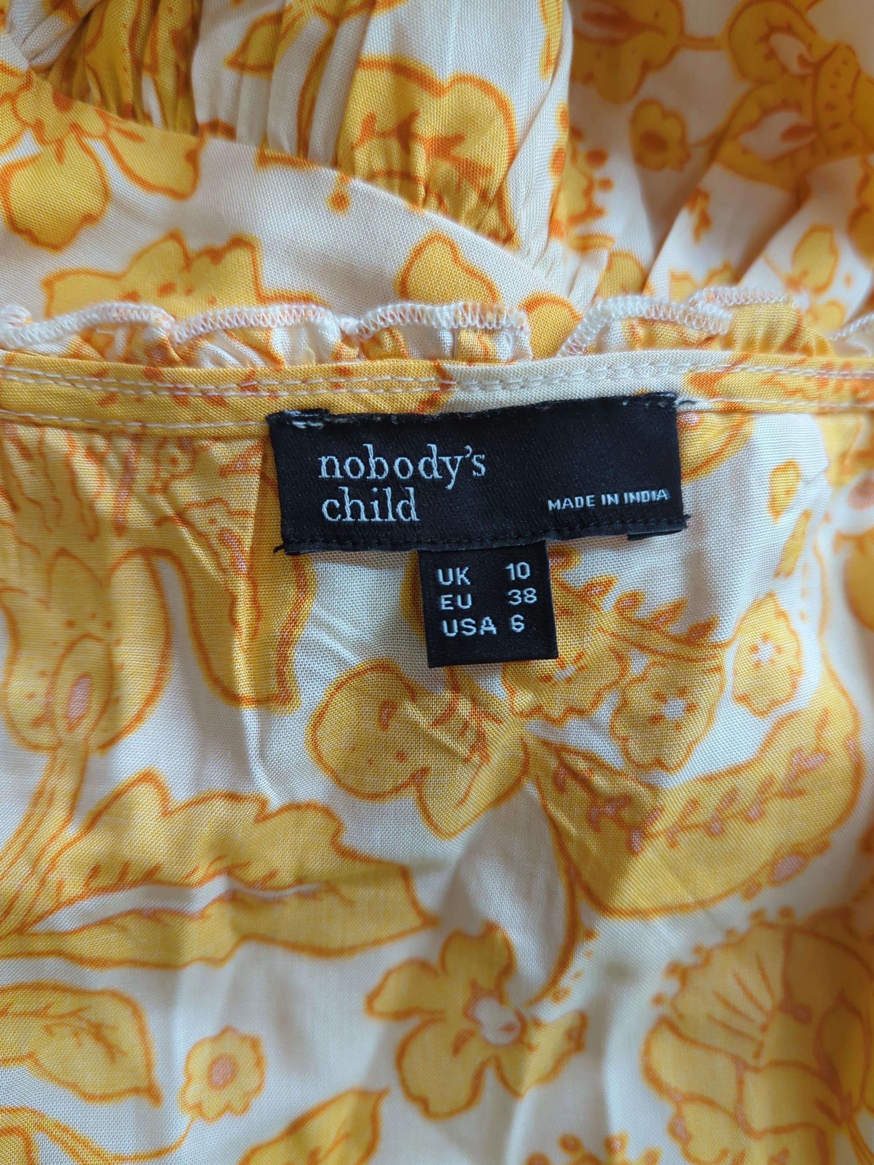 Nobody's Child Maxi Dress UK10 in Yellow - Image 5