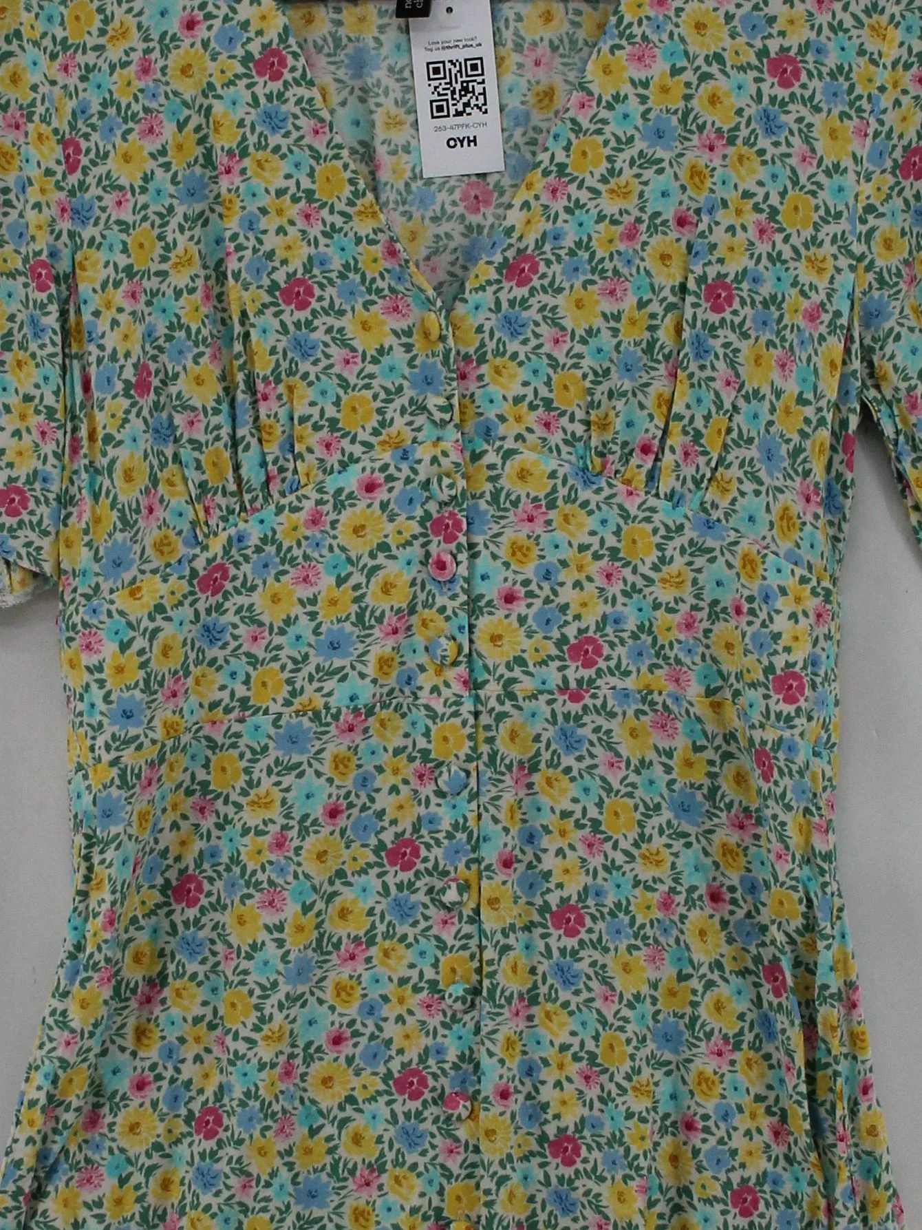 Nobody's Child Mini Dress UK10 in Blue - Image 3