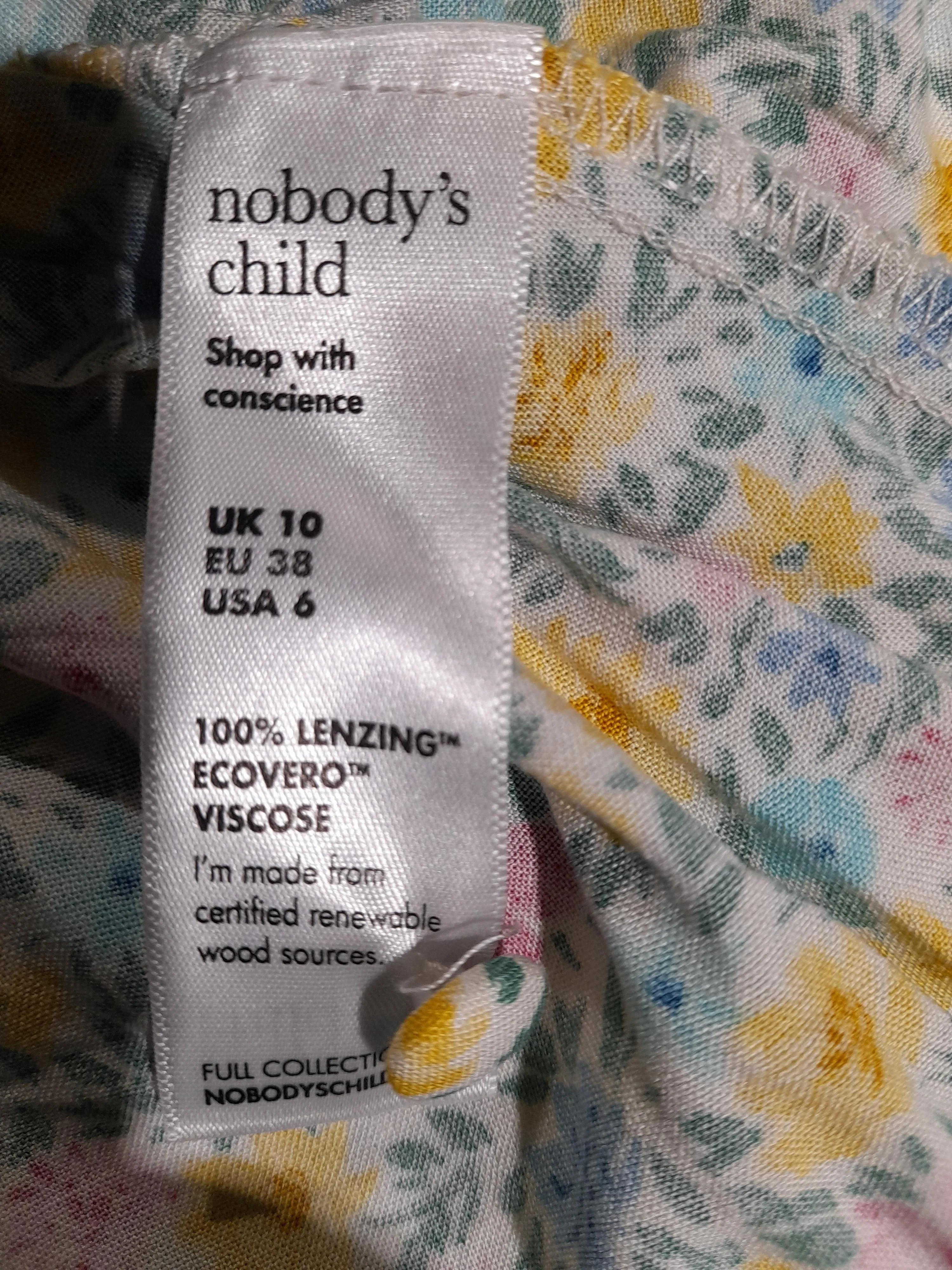 Nobody's Child Mini Dress UK10 in Blue - Image 6