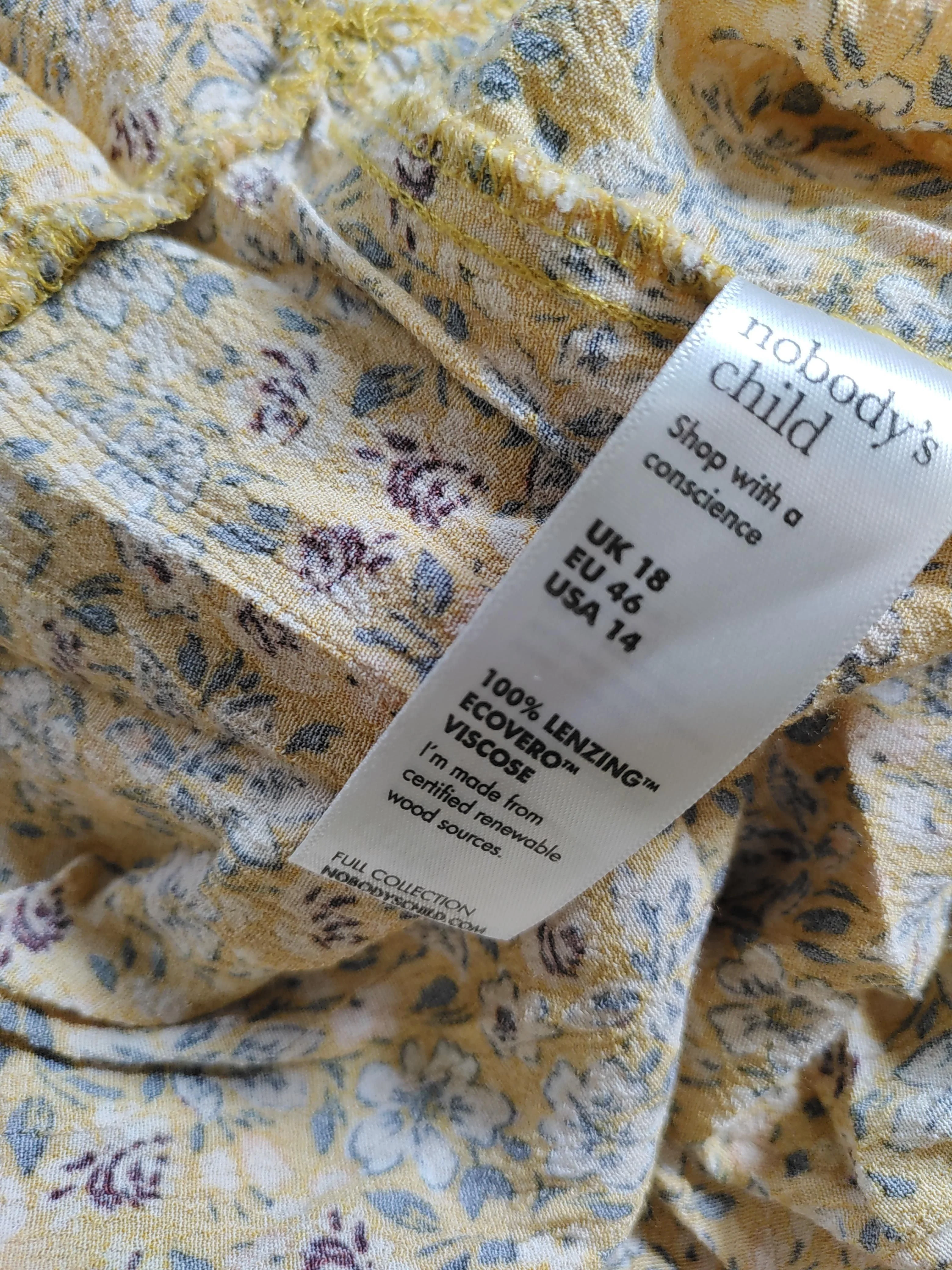 Nobody's Child Mini Dress UK18 in Yellow - Image 6