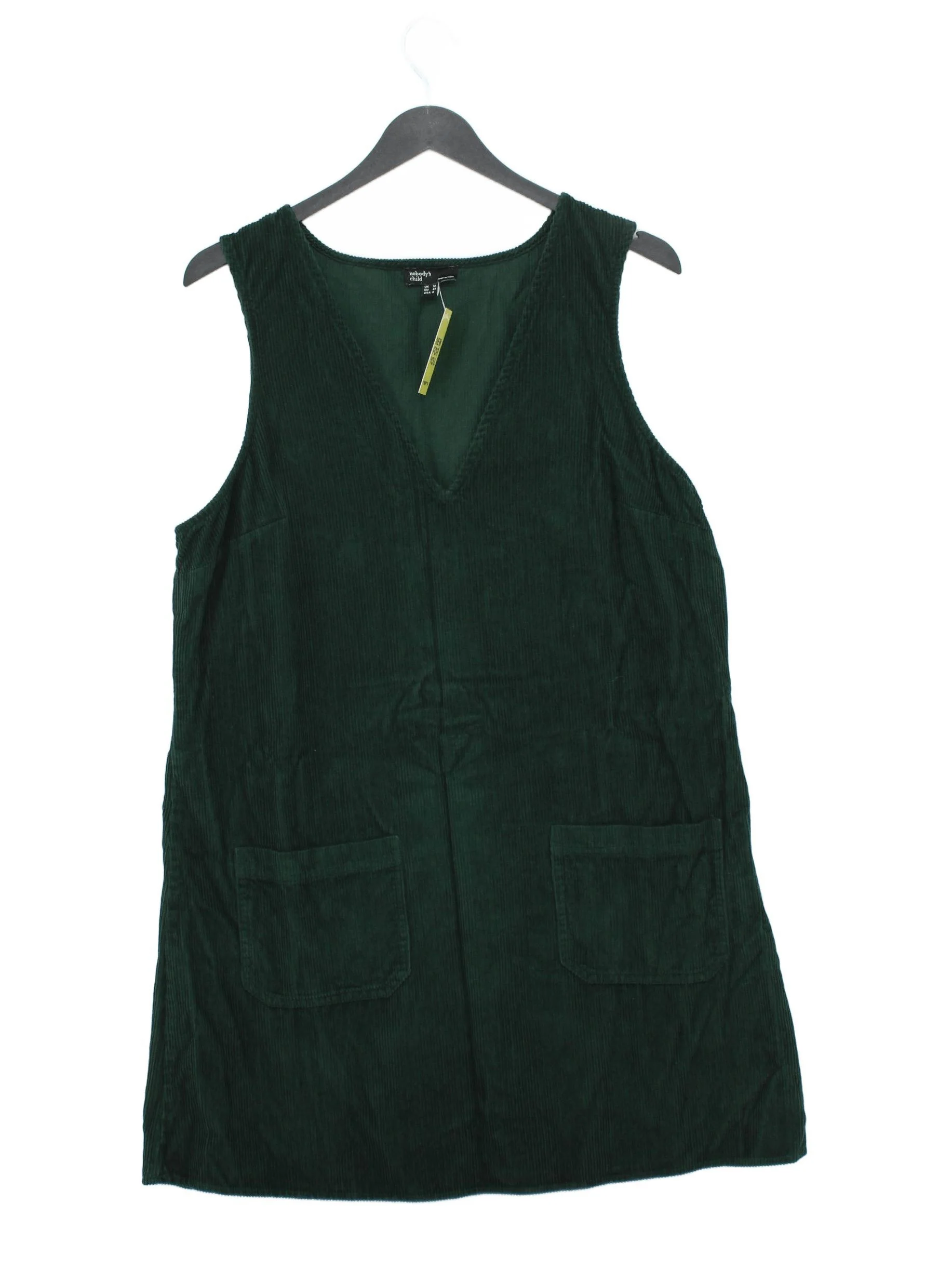 Nobody's Child Pinafore/Dungaree Mini Dress UK12 in Green