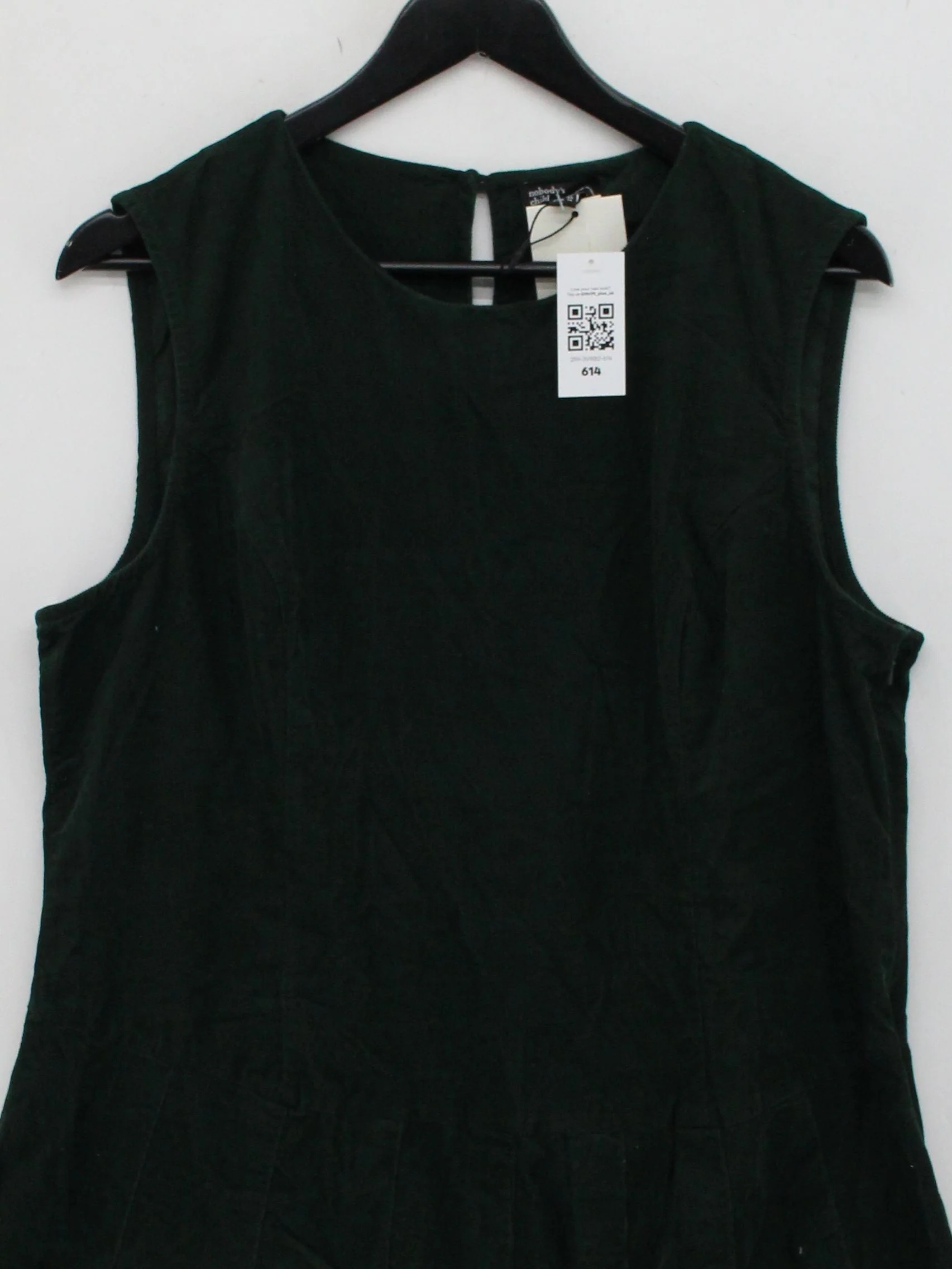 Nobody's Child Pinafore/Dungaree Mini Dress UK18 in Green - Image 3