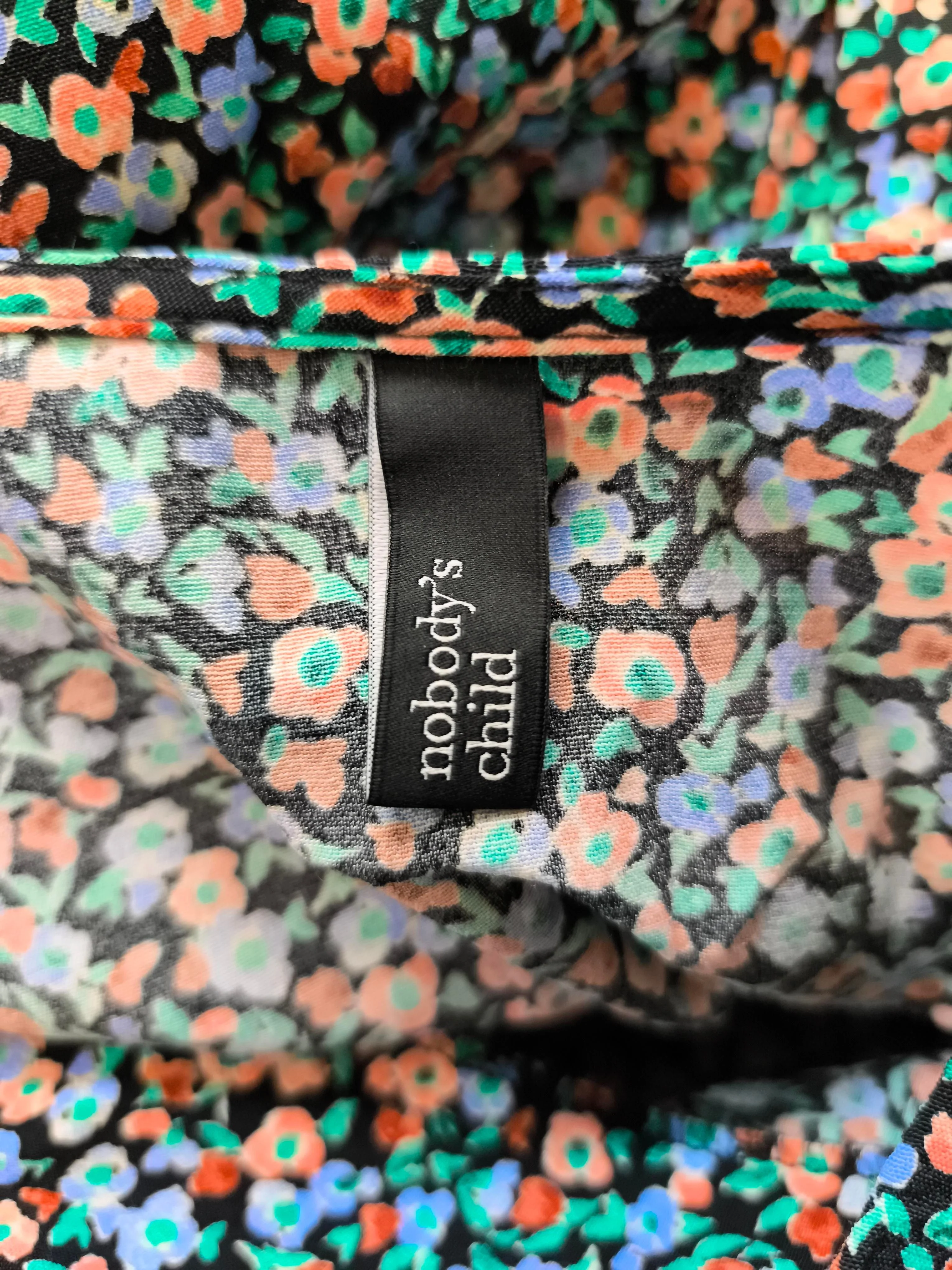 Nobody's Child Shirt Midi Dress S in Multi - Image 5