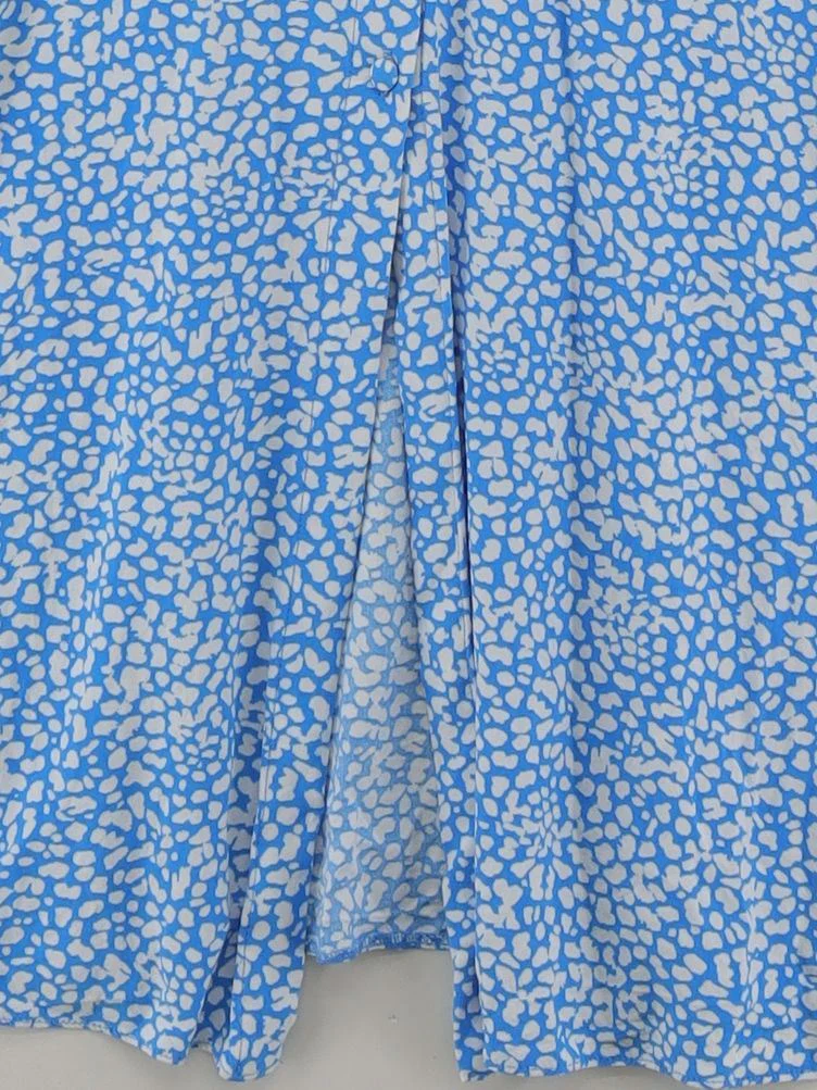 Nobody's Child Shirt Midi Dress UK10 in Blue - Image 4