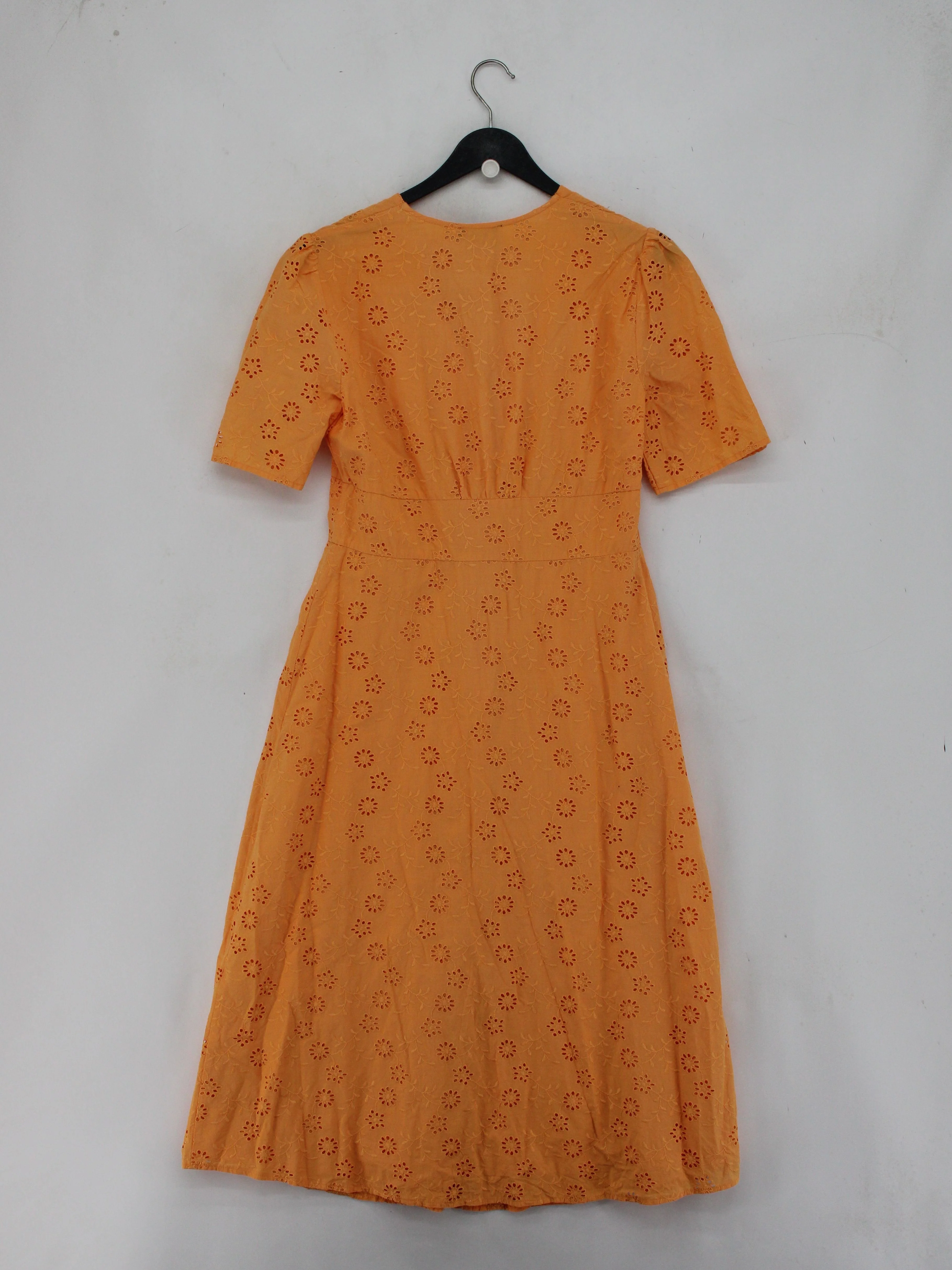 Nobody's Child Shirt Midi Dress UK10 in Orange - Image 2