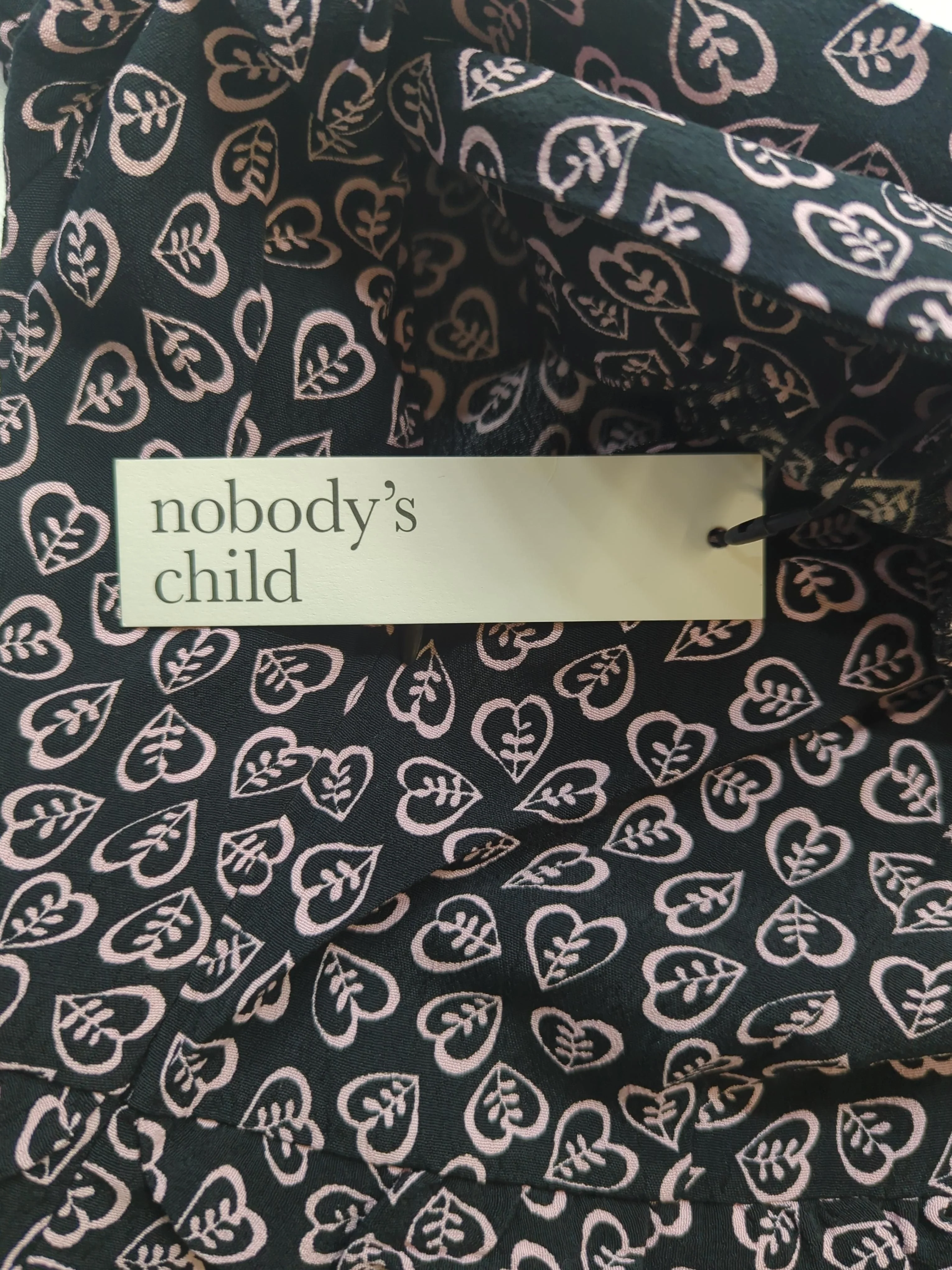 Nobody's Child Shirt Midi Dress UK12 in Black - Image 5