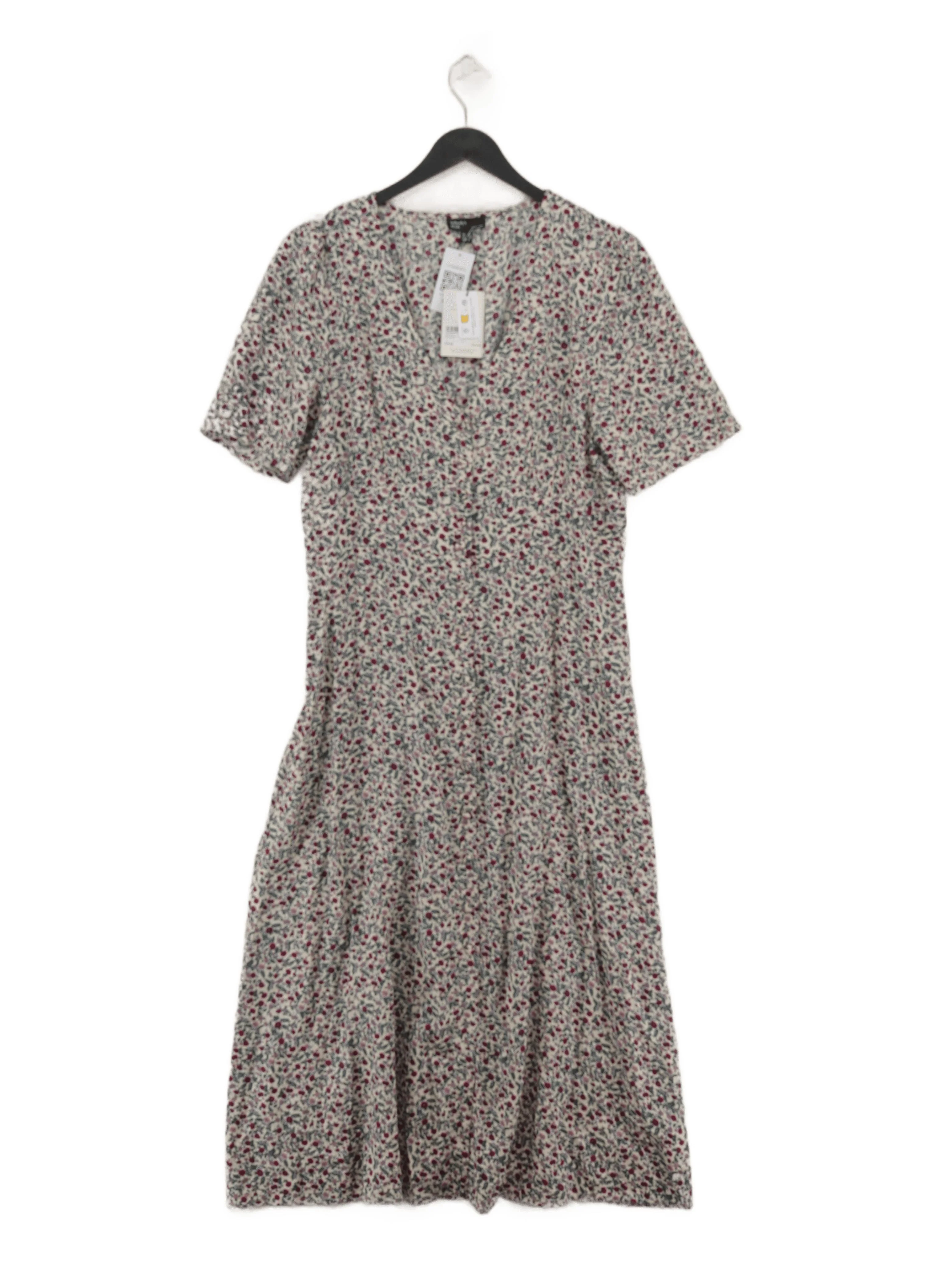Nobody's Child Shirt Midi Dress UK12 in Cream