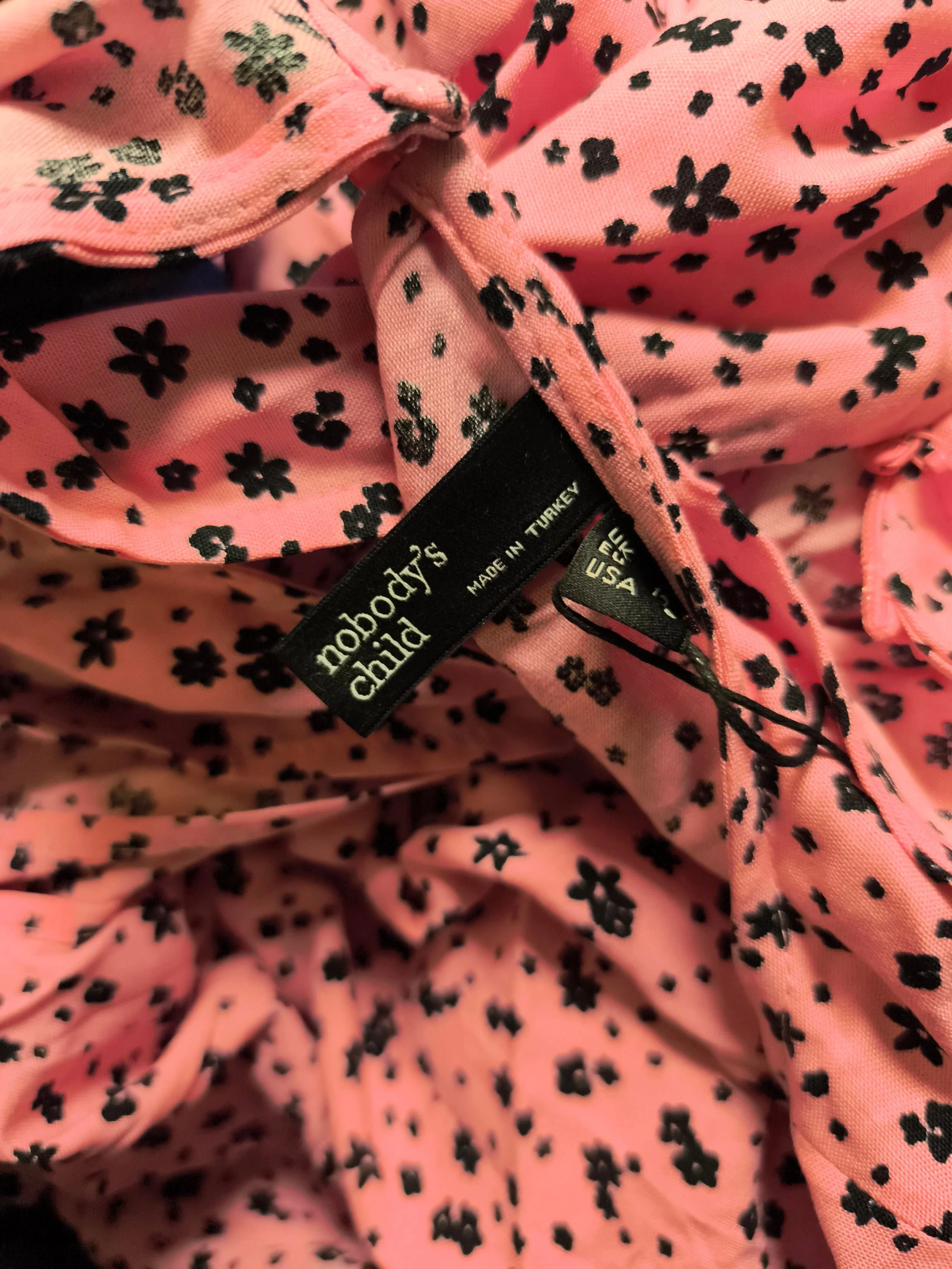 Nobody's Child Shirt Midi Dress UK12 in Pink - Image 5