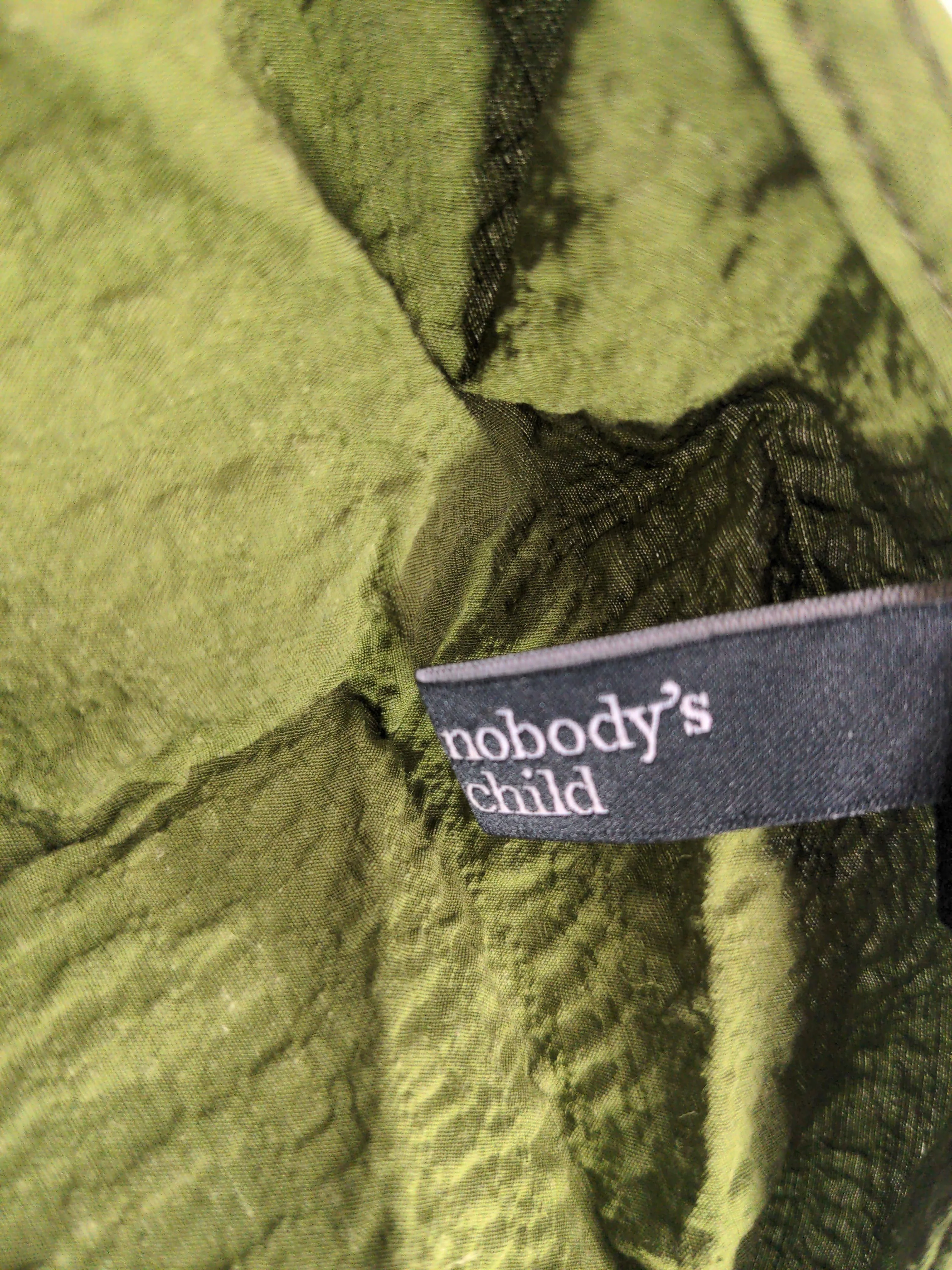 Nobody's Child Shirt Midi Dress UK14 in Green - Image 5