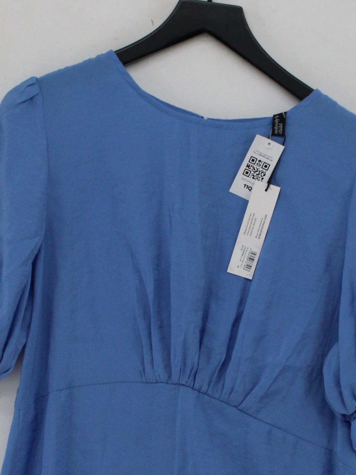 Nobody's Child Shirt Midi Dress UK16 in Blue - Image 3