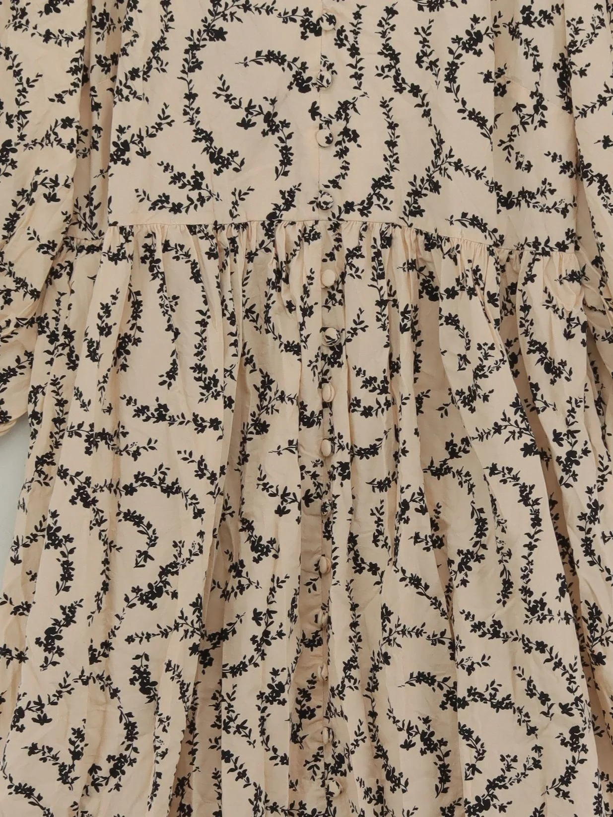 Nobody's Child Shirt Midi Dress UK16 in Cream - Image 3