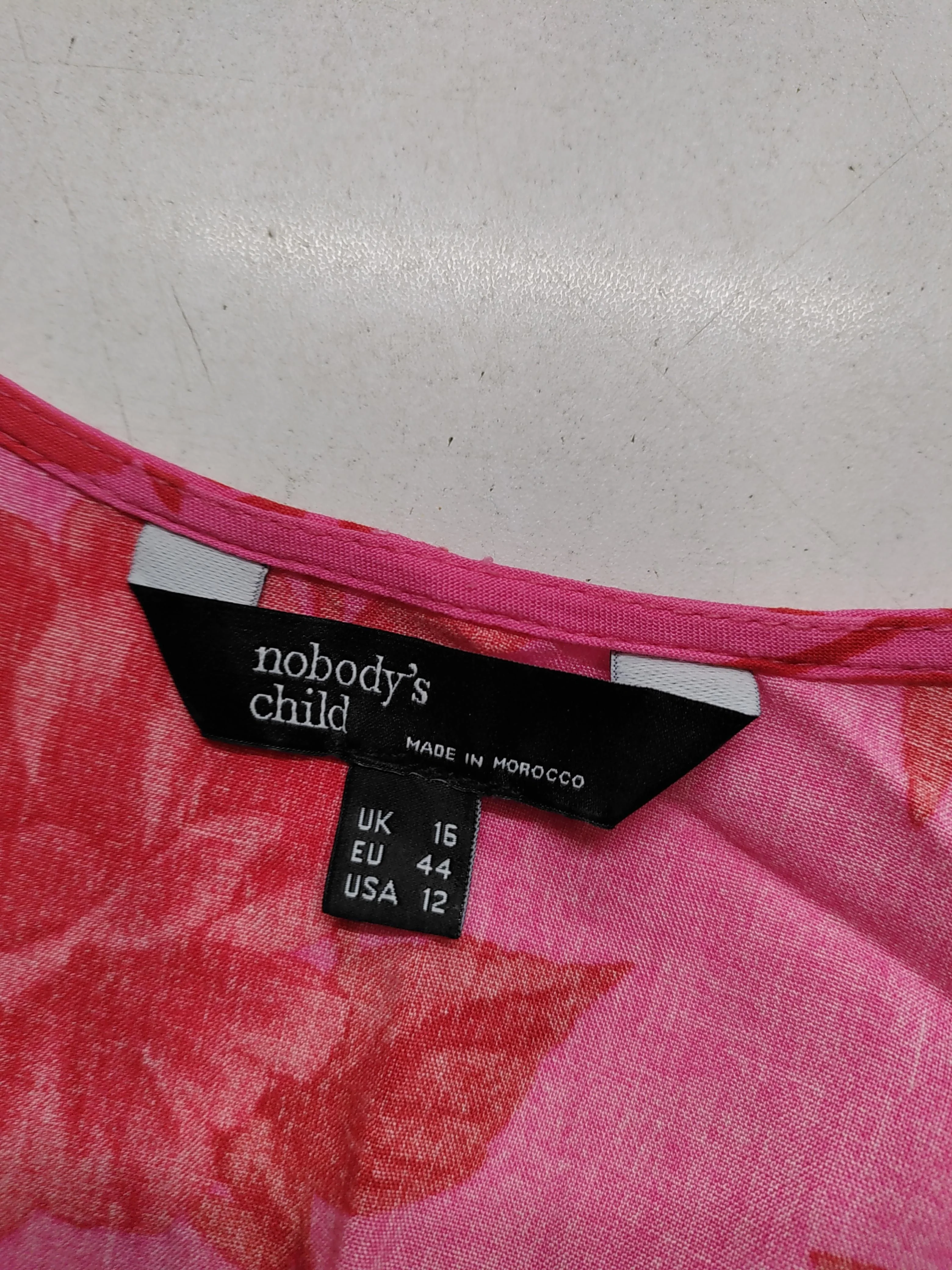 Nobody's Child Shirt Midi Dress UK16 in Pink - Image 5