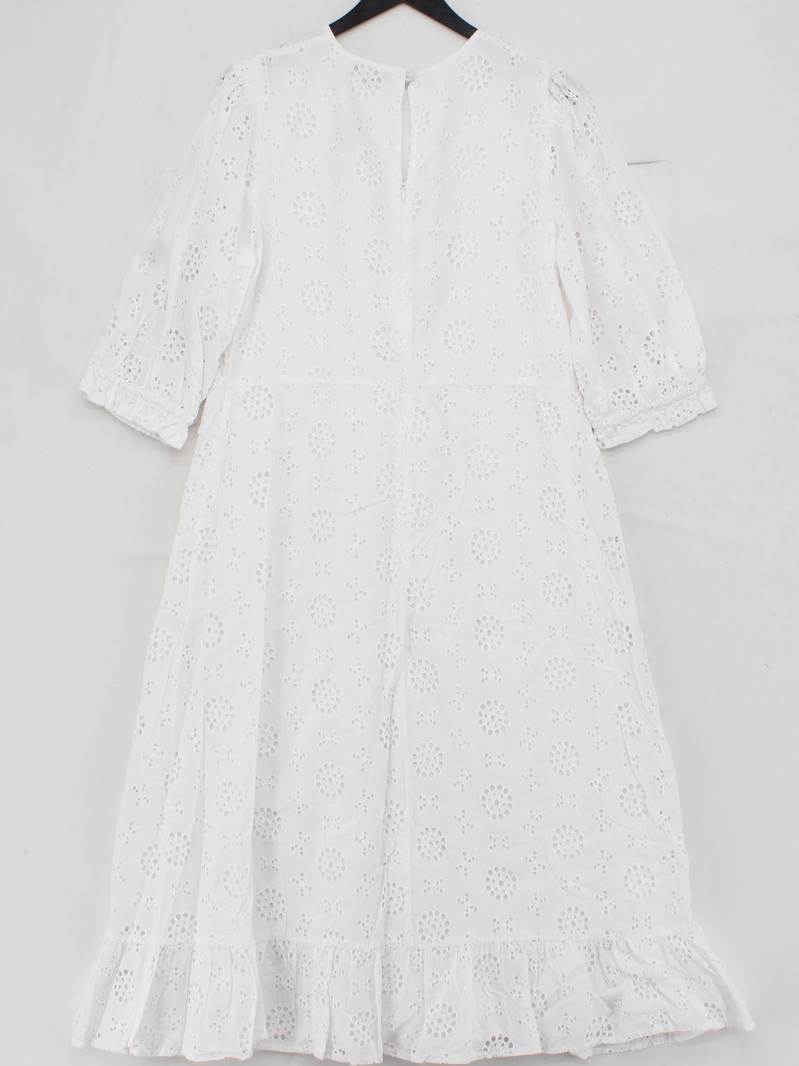 Nobody's Child Shirt Midi Dress UK16 in White - Image 2