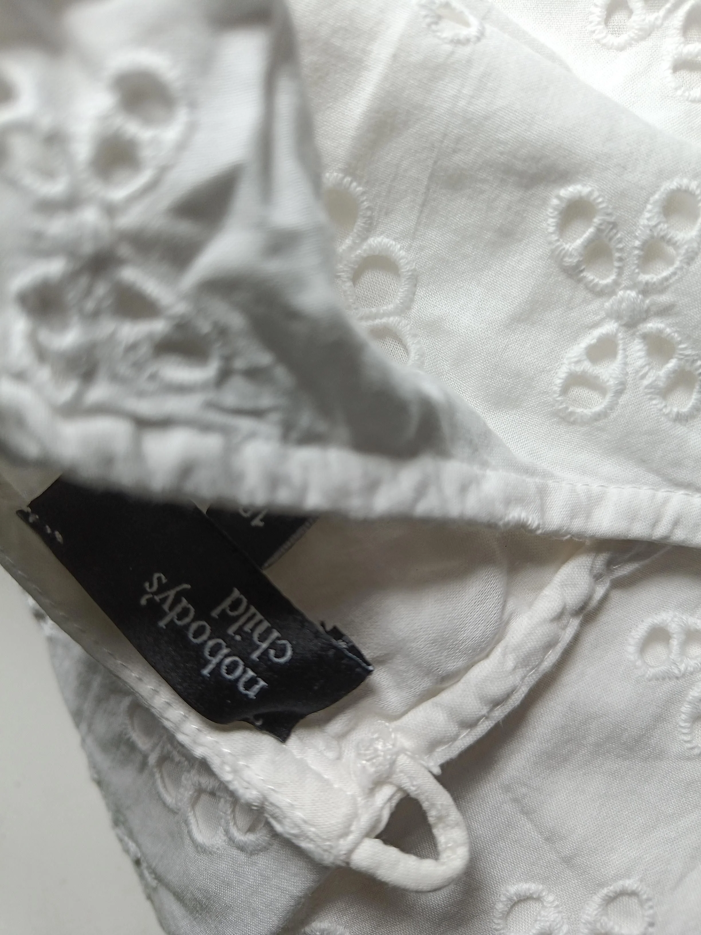 Nobody's Child Shirt Midi Dress UK16 in White - Image 6