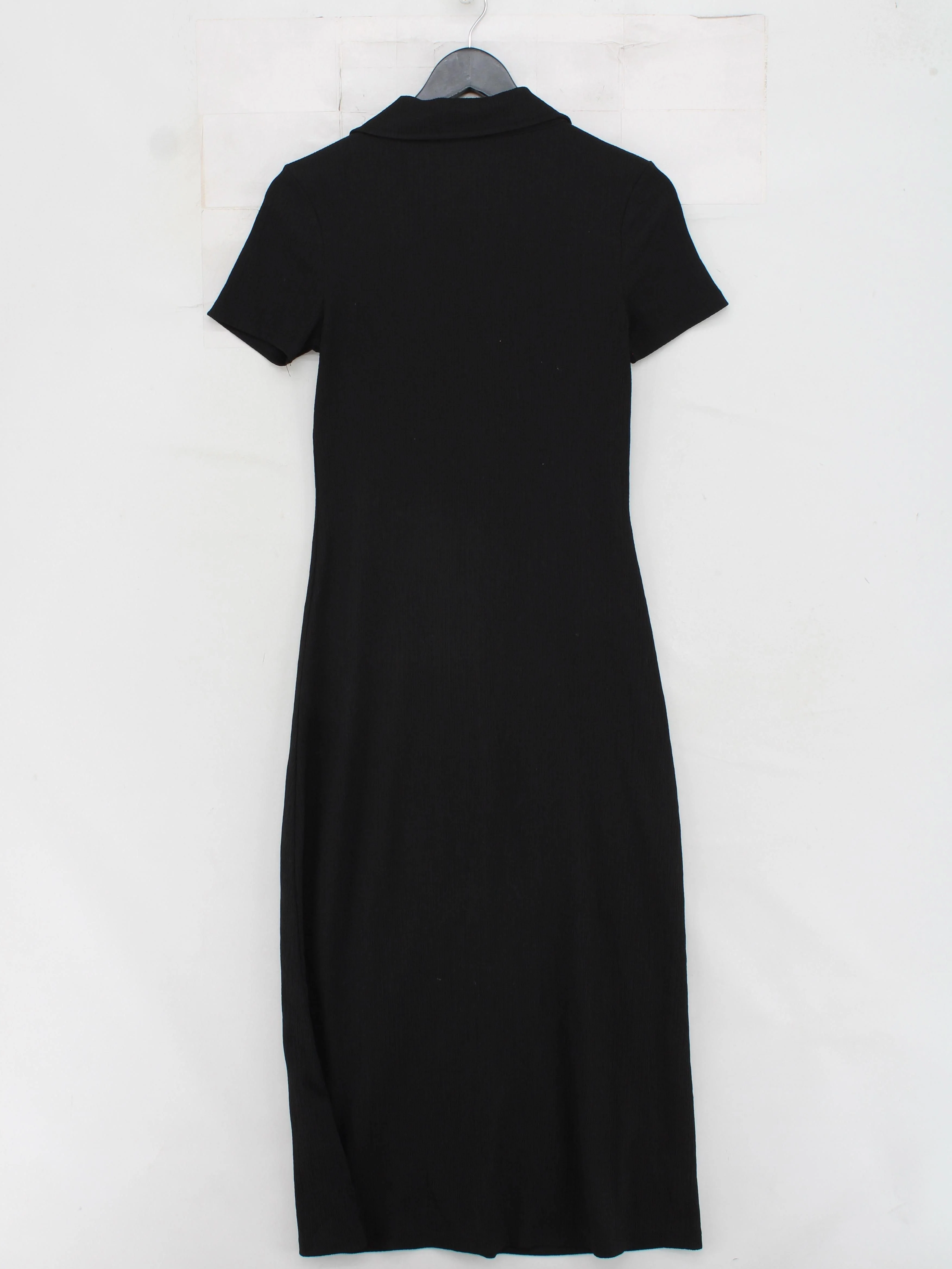 Nobody's Child Shirt Midi Dress UK4 in Black - Image 2