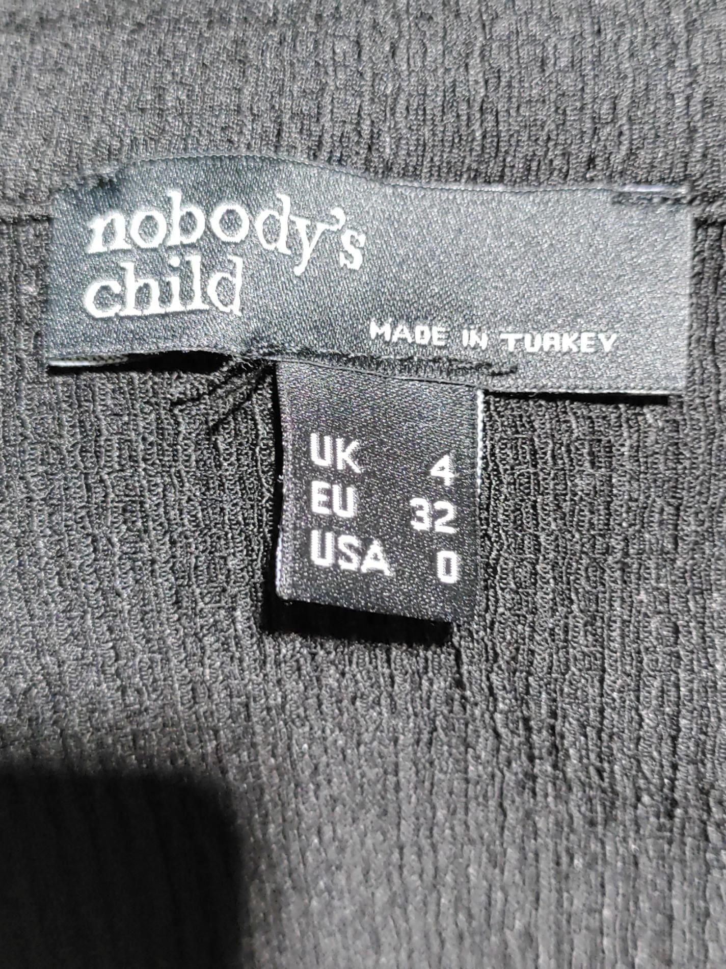 Nobody's Child Shirt Midi Dress UK4 in Black - Image 5