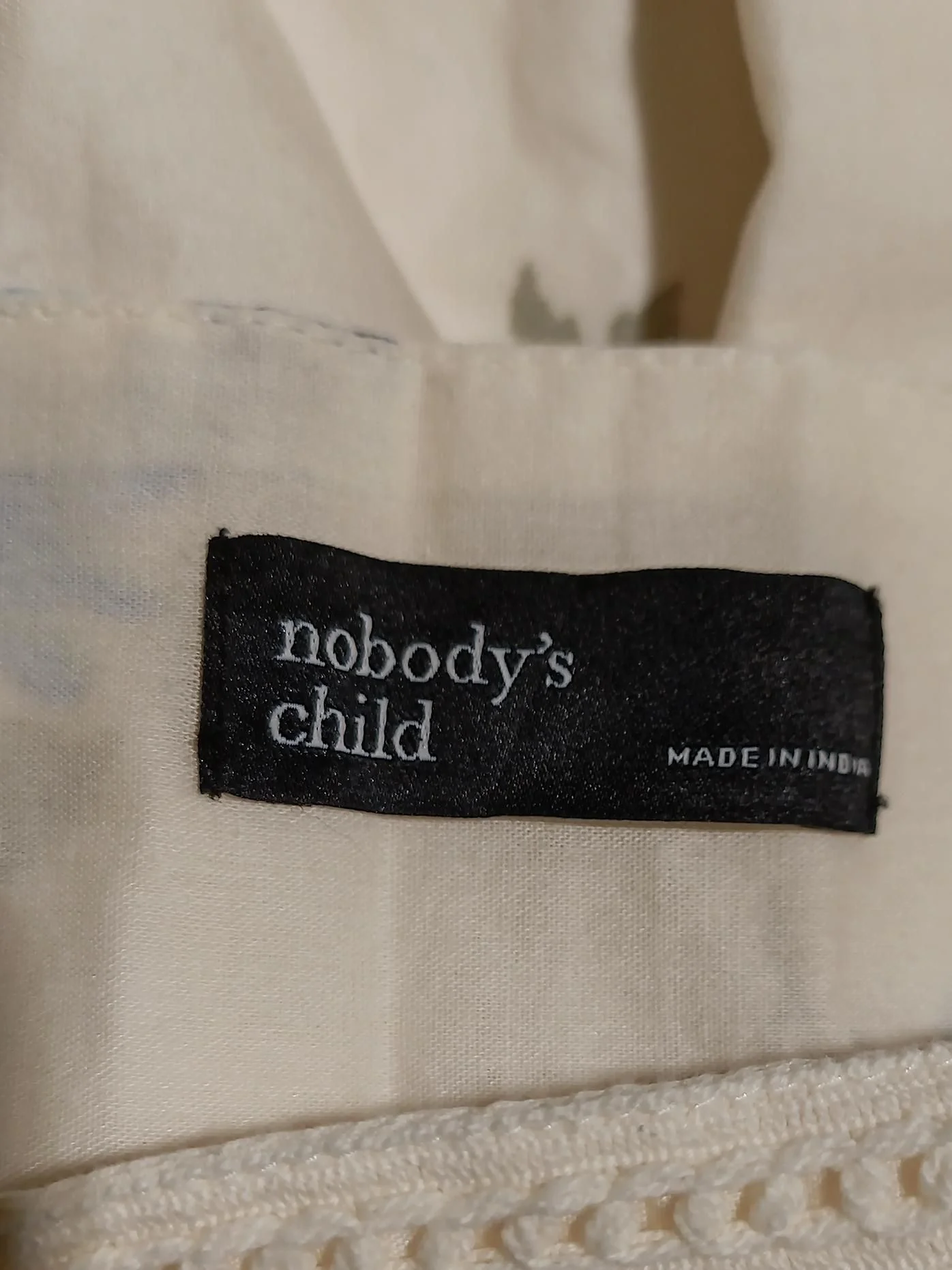 Nobody's Child Shirt Midi Dress UK6 in Cream - Image 5