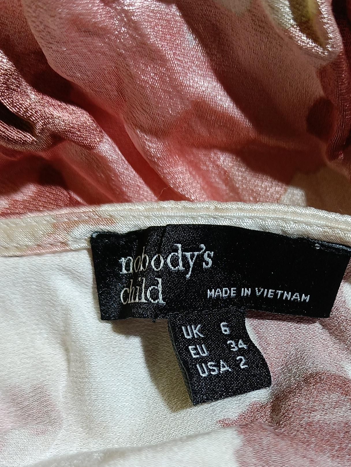 Nobody's Child Shirt Midi Dress UK6 in Multi - Image 5