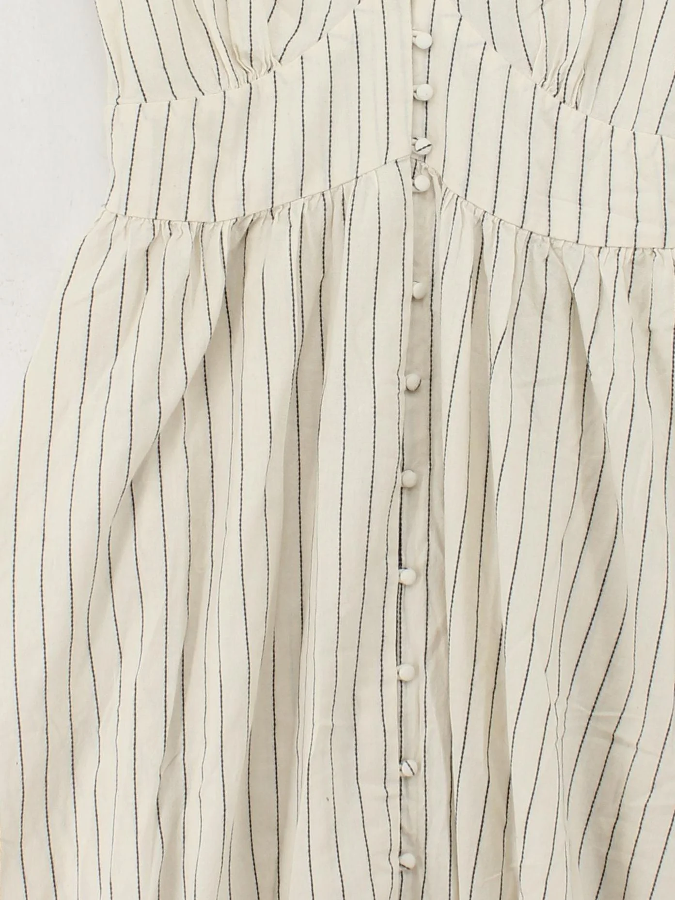 Nobody's Child Shirt Midi Dress UK8 in Cream - Image 3