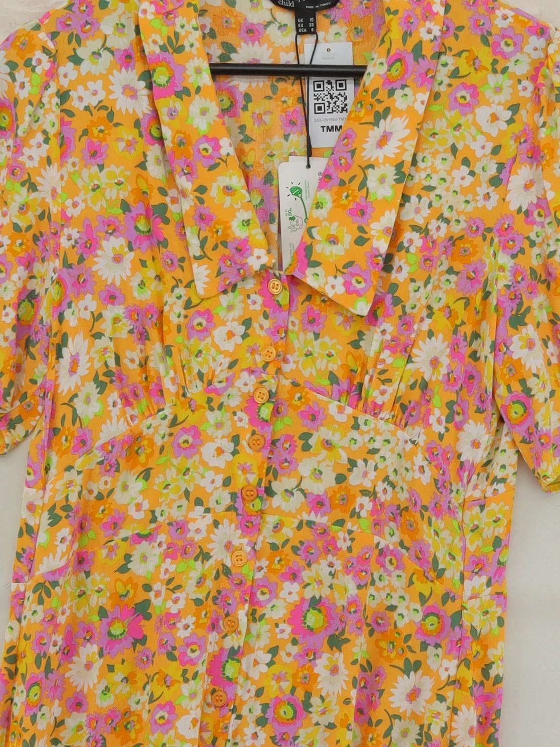 Nobody's Child Shirt Mini Dress UK10 in Multi - Image 3