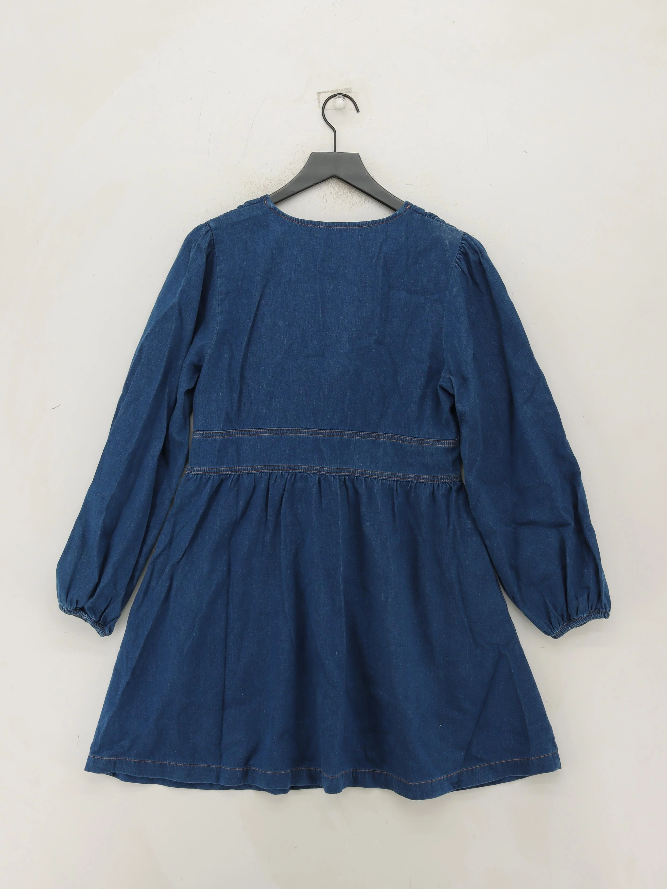 Nobody's Child Shirt Mini Dress UK14 in Blue - Image 2