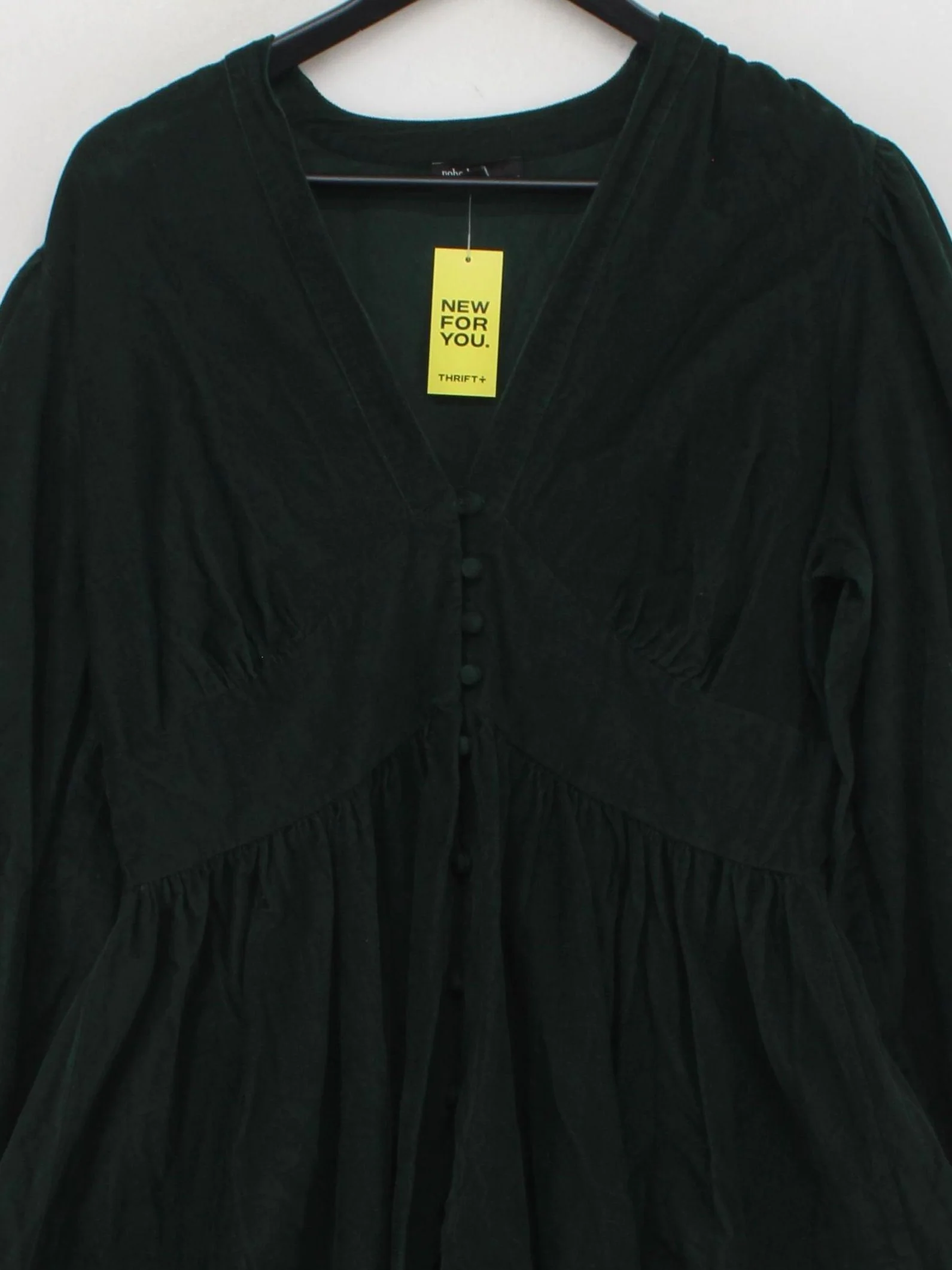 Nobody's Child Skater Mini Dress UK14 in Green - Image 3
