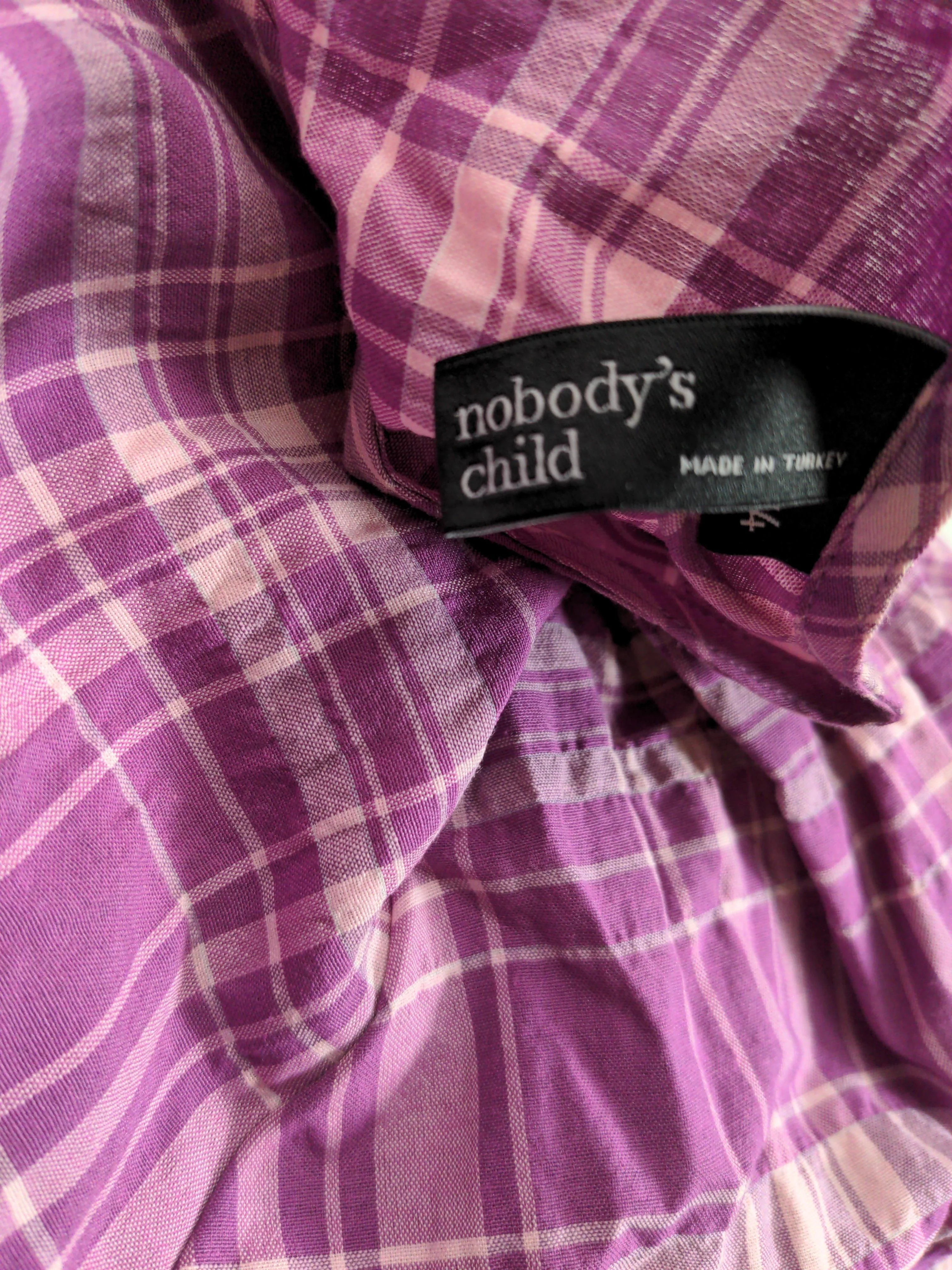 Nobody's Child Skater Mini Dress UK14 in Purple - Image 5