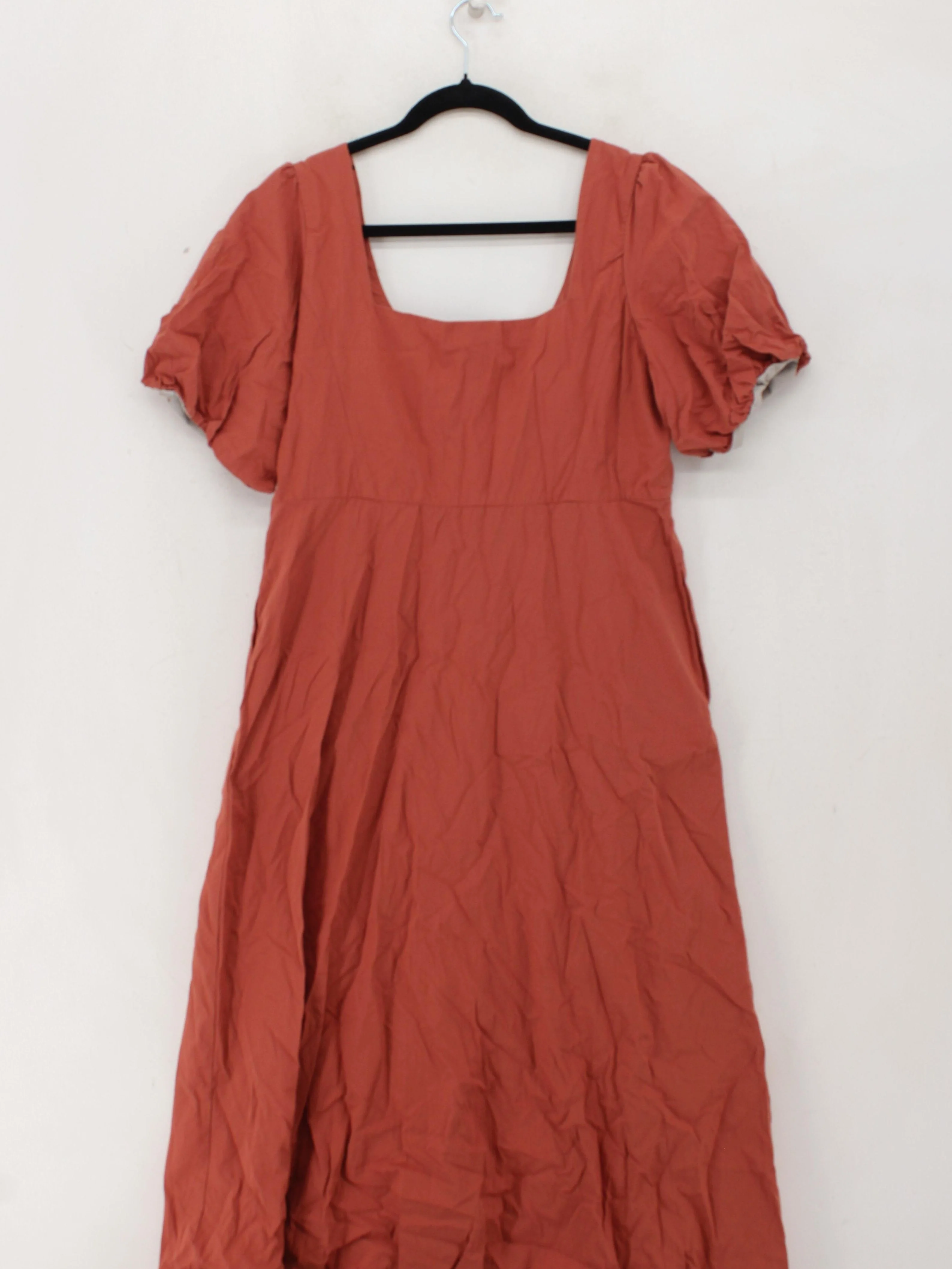 Nobody's Child T-Shirt Midi Dress UK14 in Orange - Image 2
