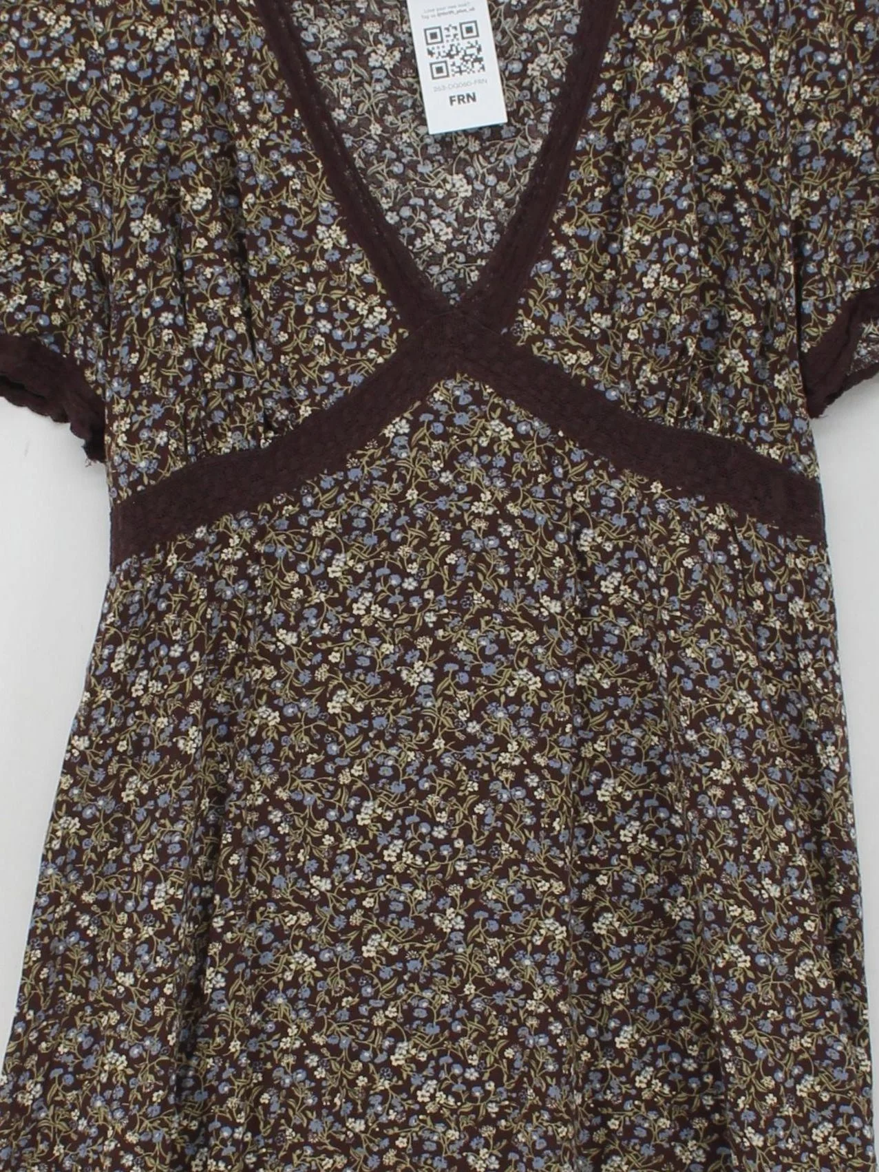 Nobody's Child T-Shirt Mini Dress UK12 in Brown - Image 3