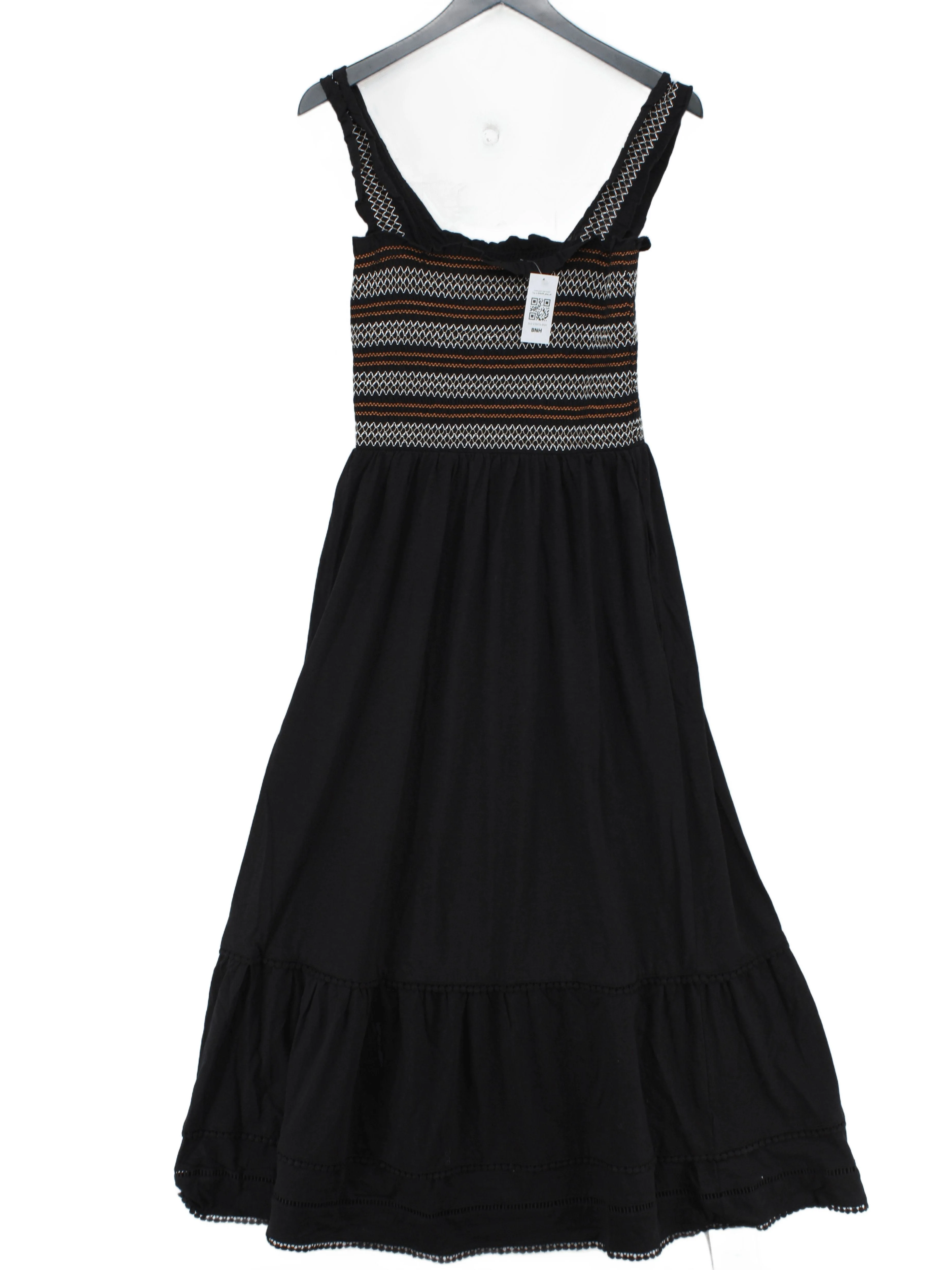 Nobody's Child Tank Midi Dress UK12 in Black