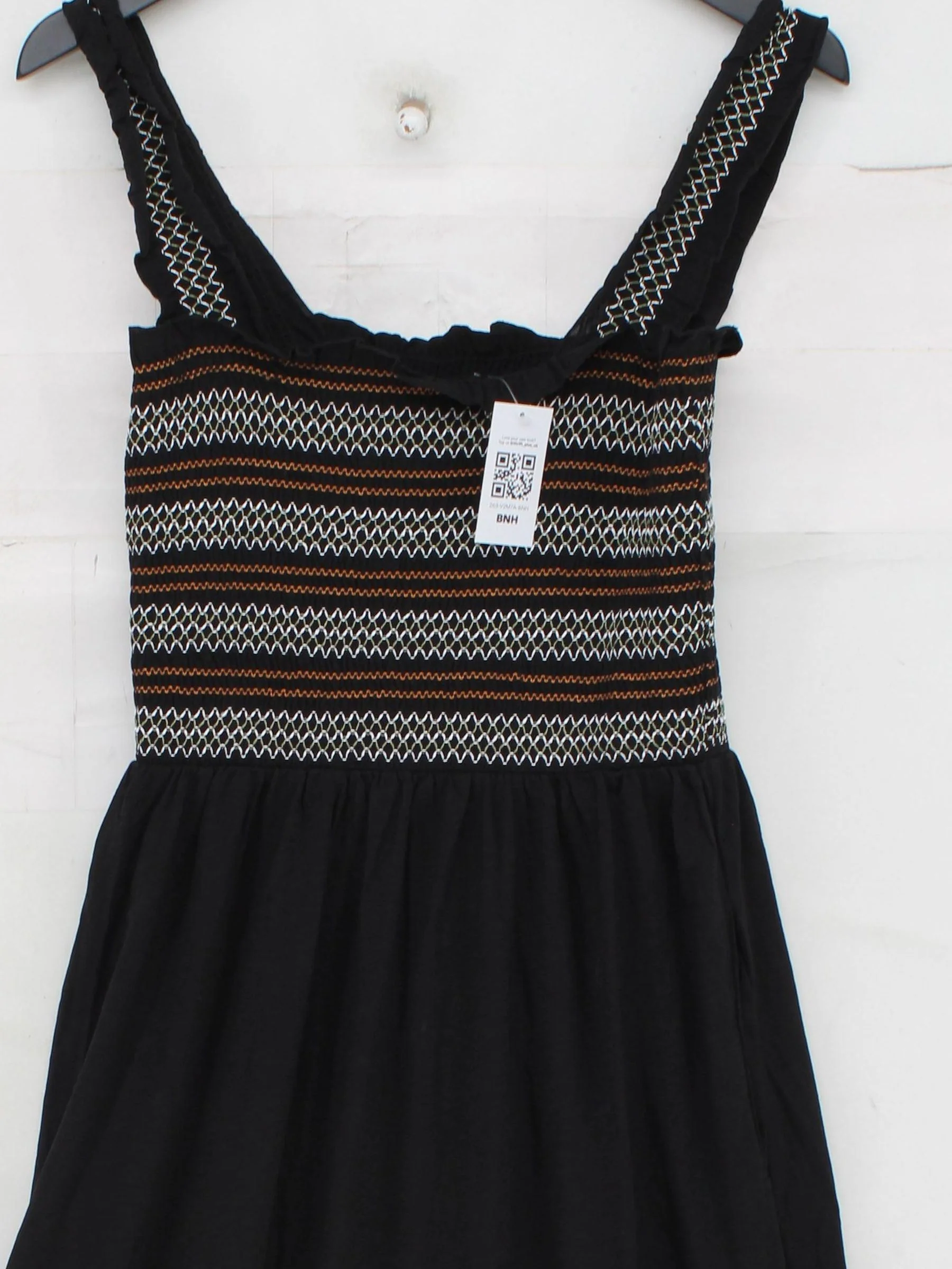 Nobody's Child Tank Midi Dress UK12 in Black - Image 3