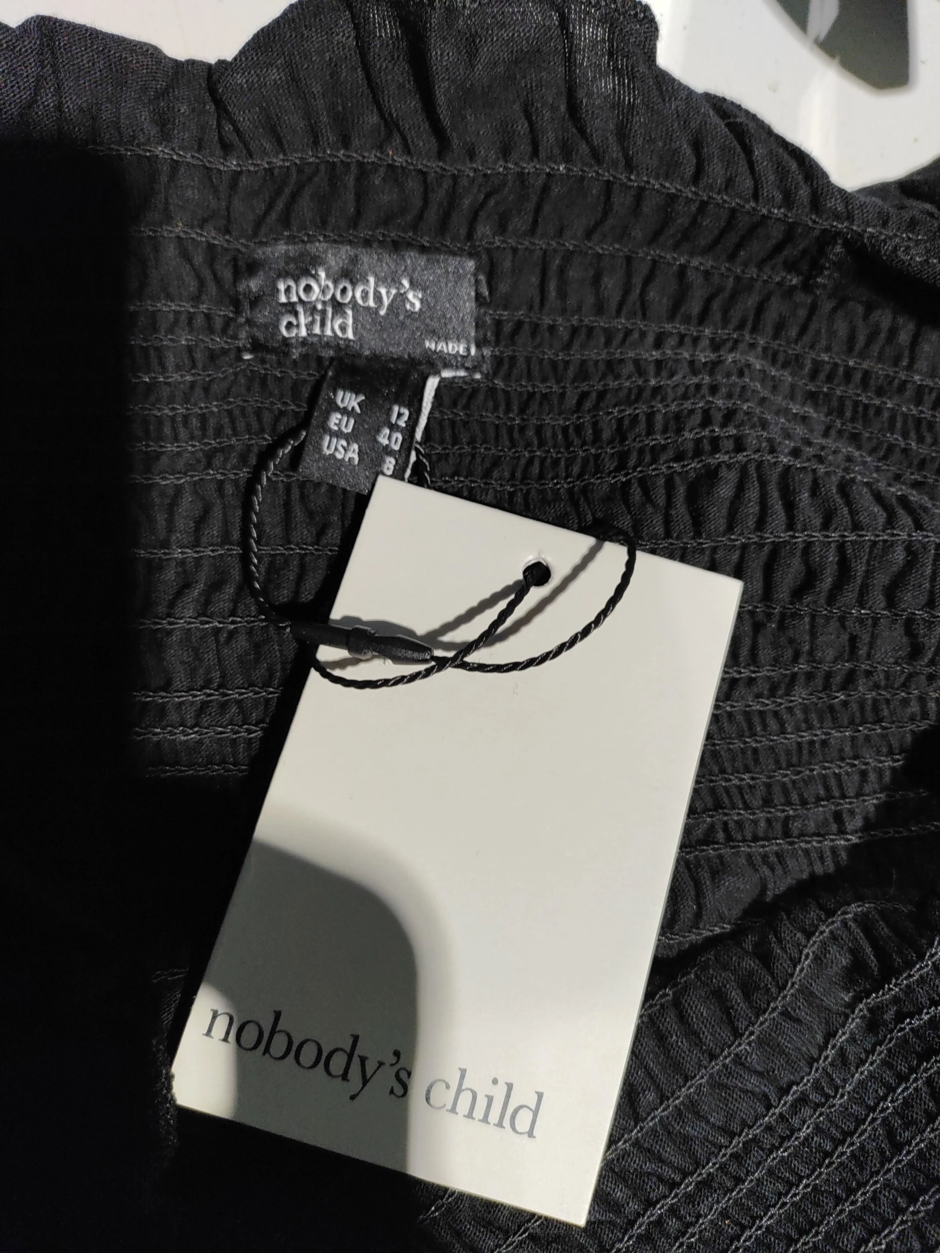 Nobody's Child Tank Midi Dress UK12 in Black - Image 5