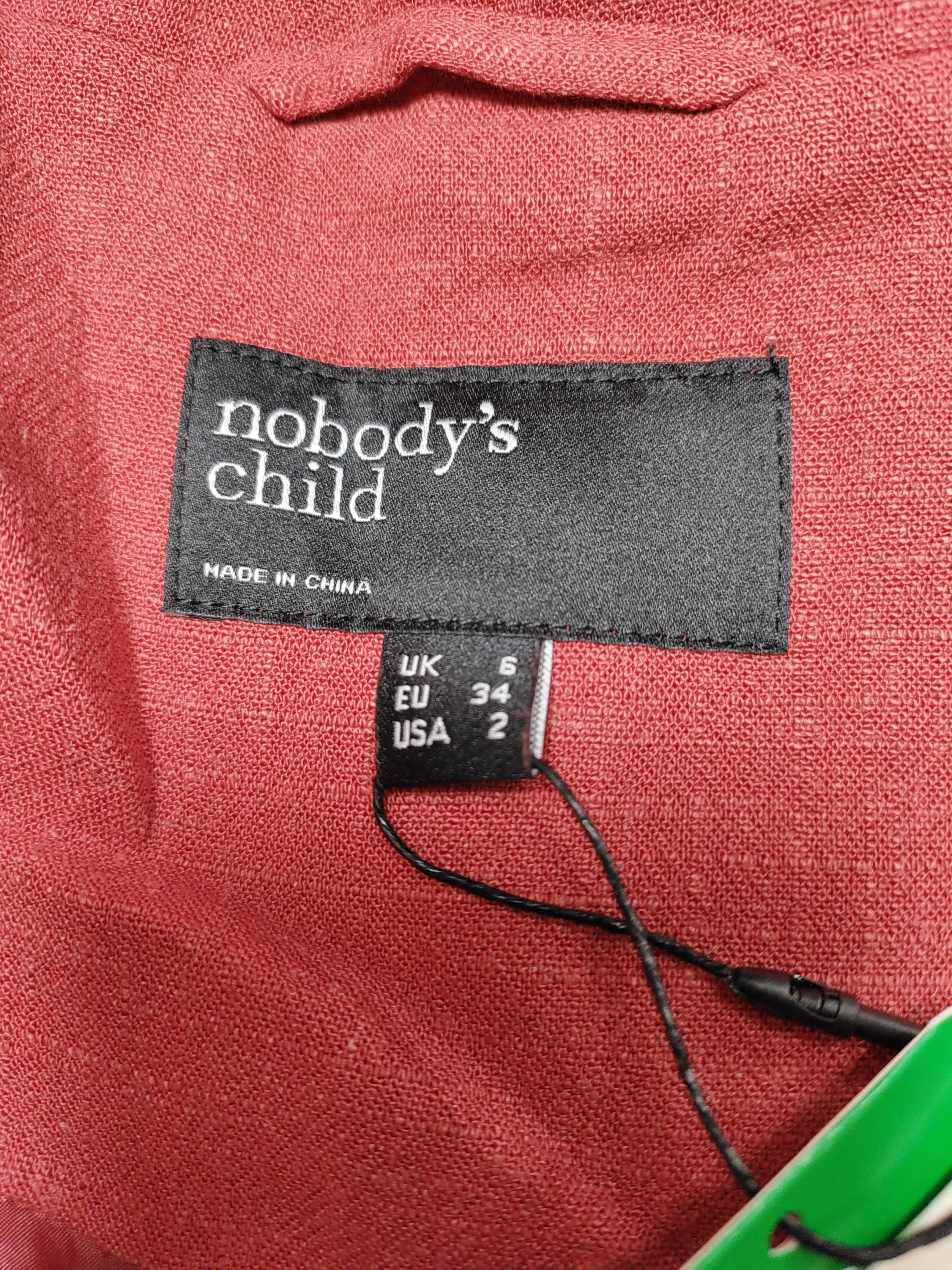 Nobody's Child Women's Blazer UK 6 Red Viscose New with tags - Image 5