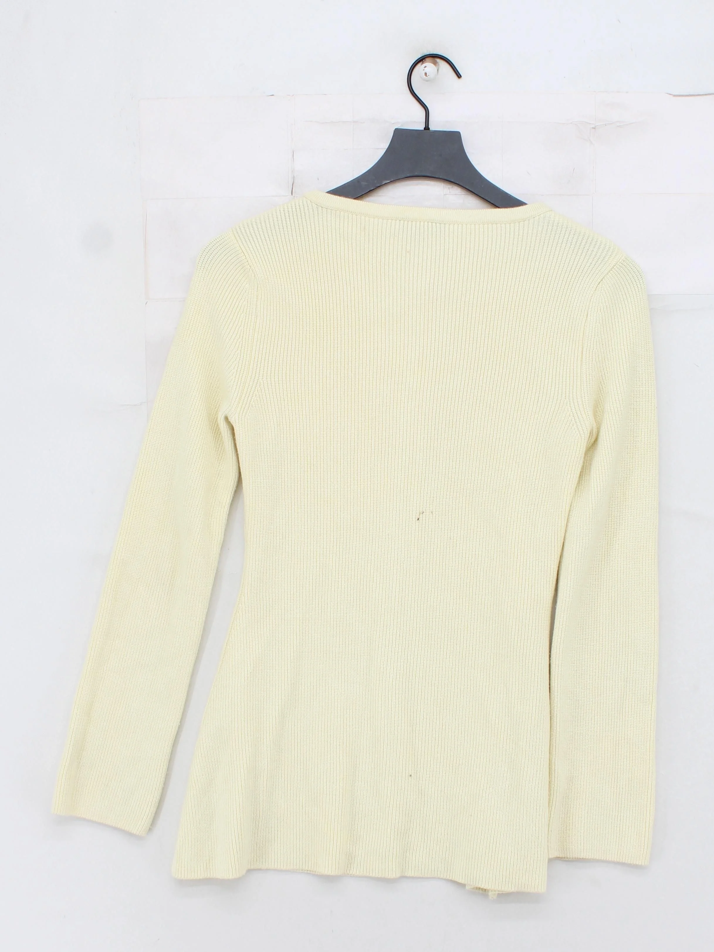 Nobody's Child Women's Cardigan S Cream 100% Other Crew Neck Cardigan - Image 2