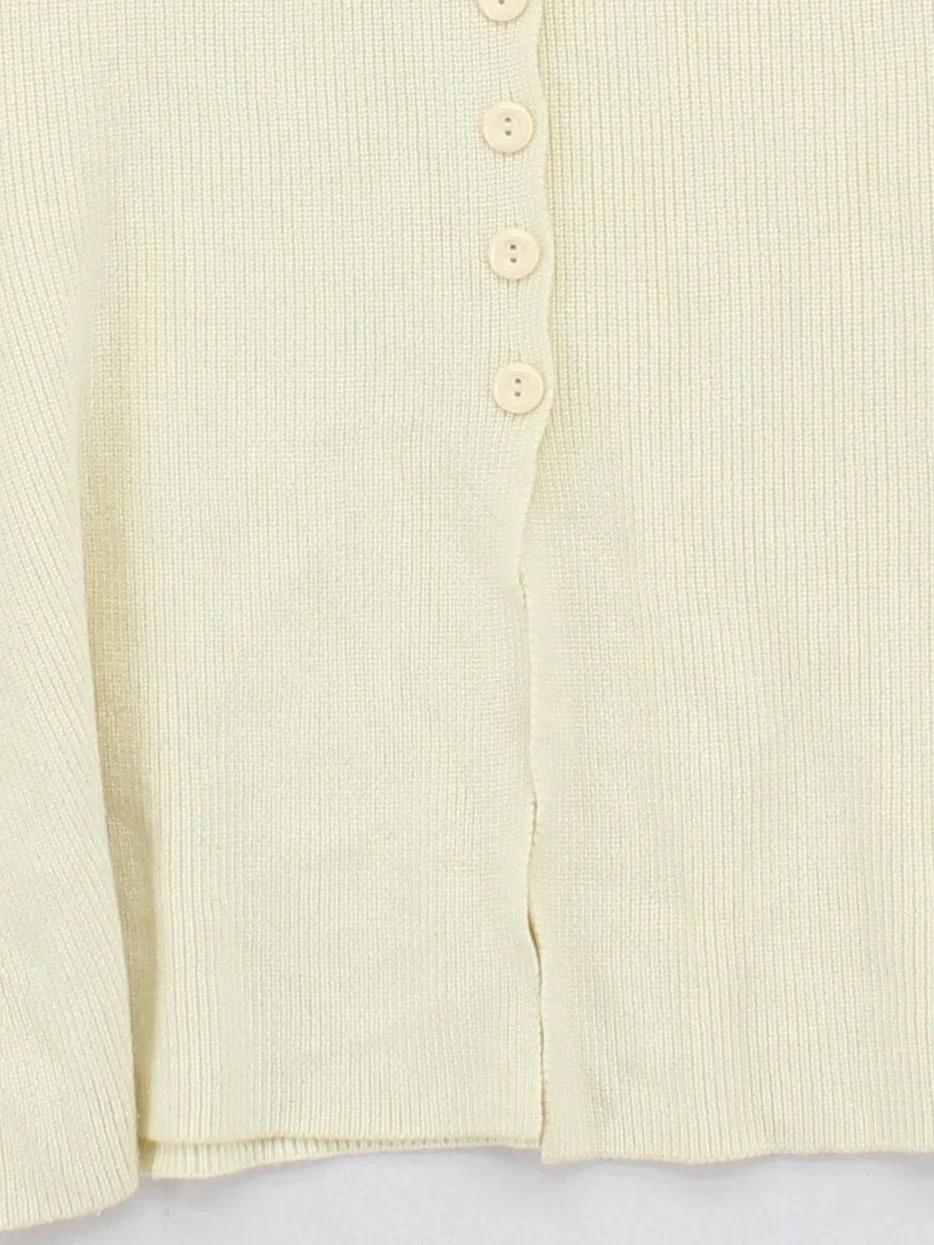 Nobody's Child Women's Cardigan S Cream 100% Other Crew Neck Cardigan - Image 4