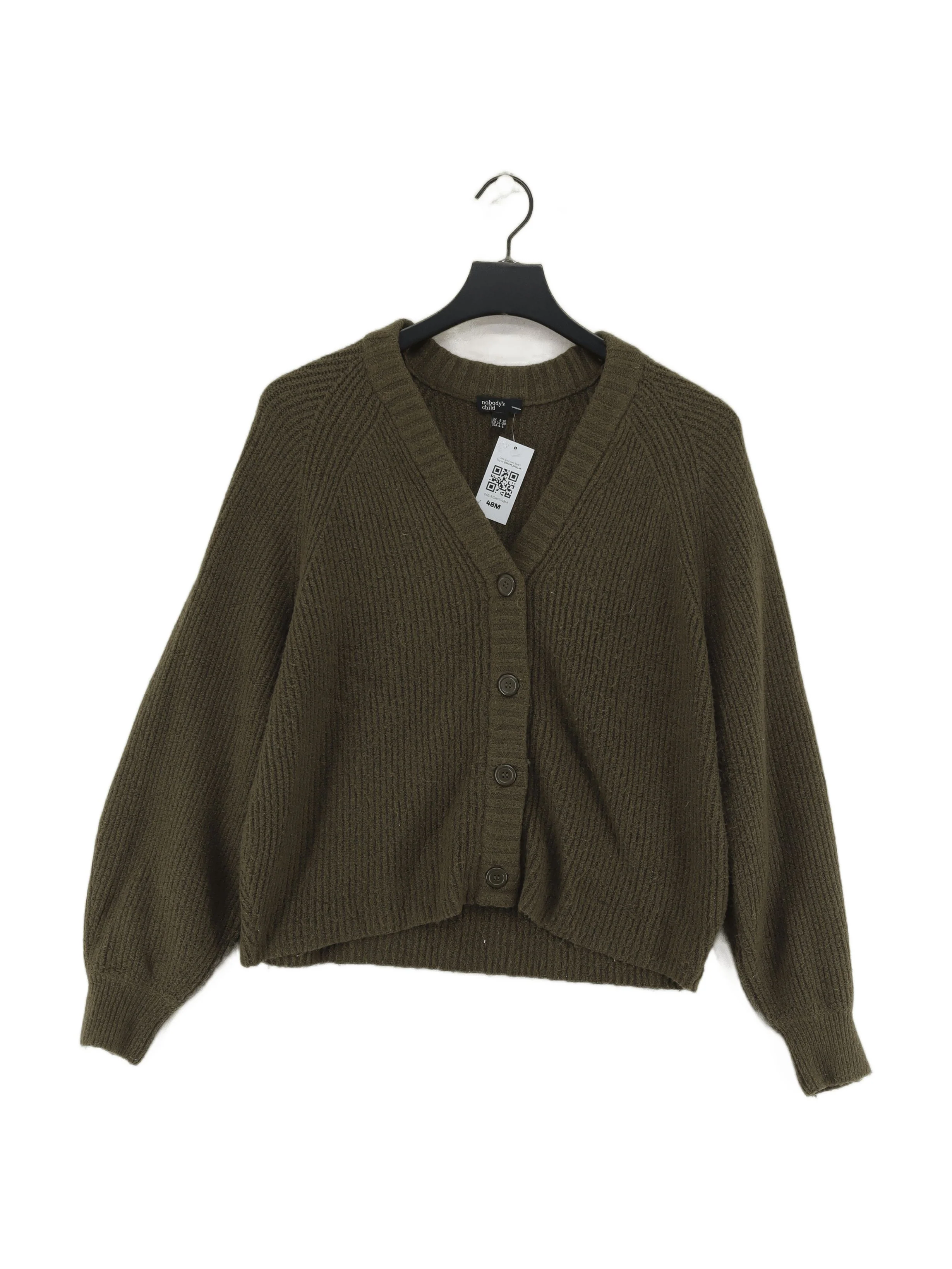 Nobody's Child Women's Cardigan UK 8 Green Polyester