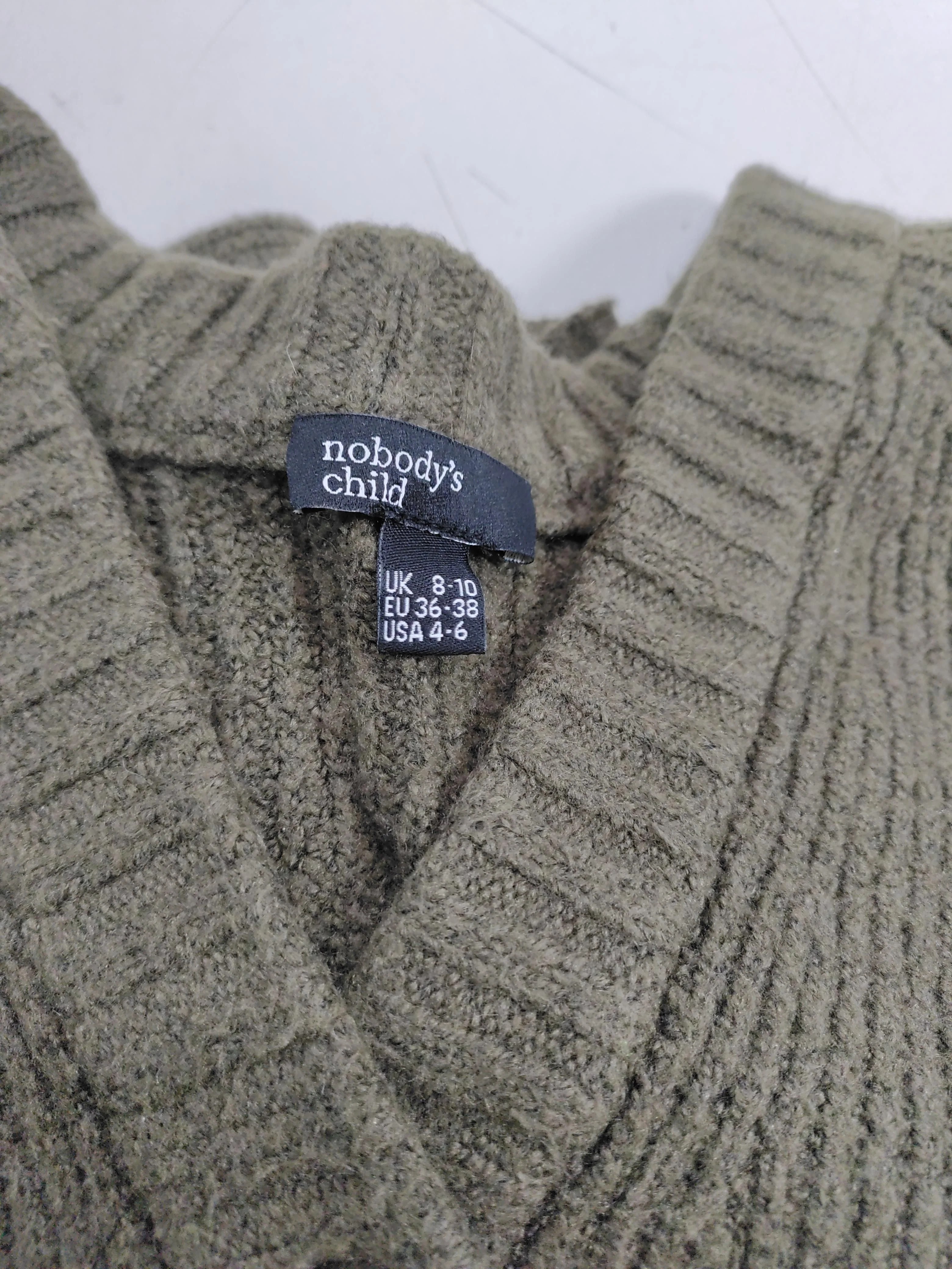 Nobody's Child Women's Cardigan UK 8 Green Polyester - Image 6