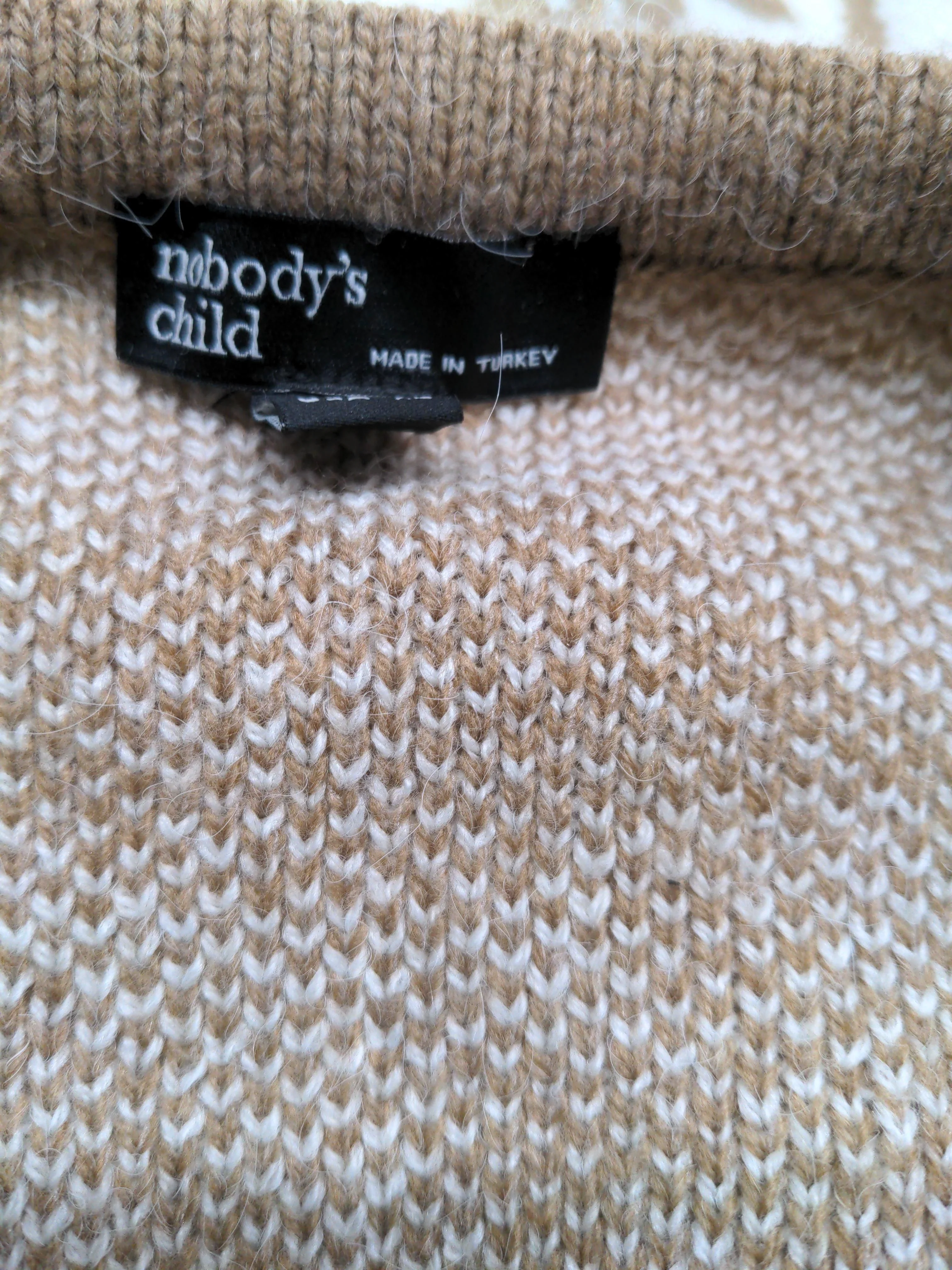 Nobody's Child Women's Cardigan XL Cream Acrylic - Image 5