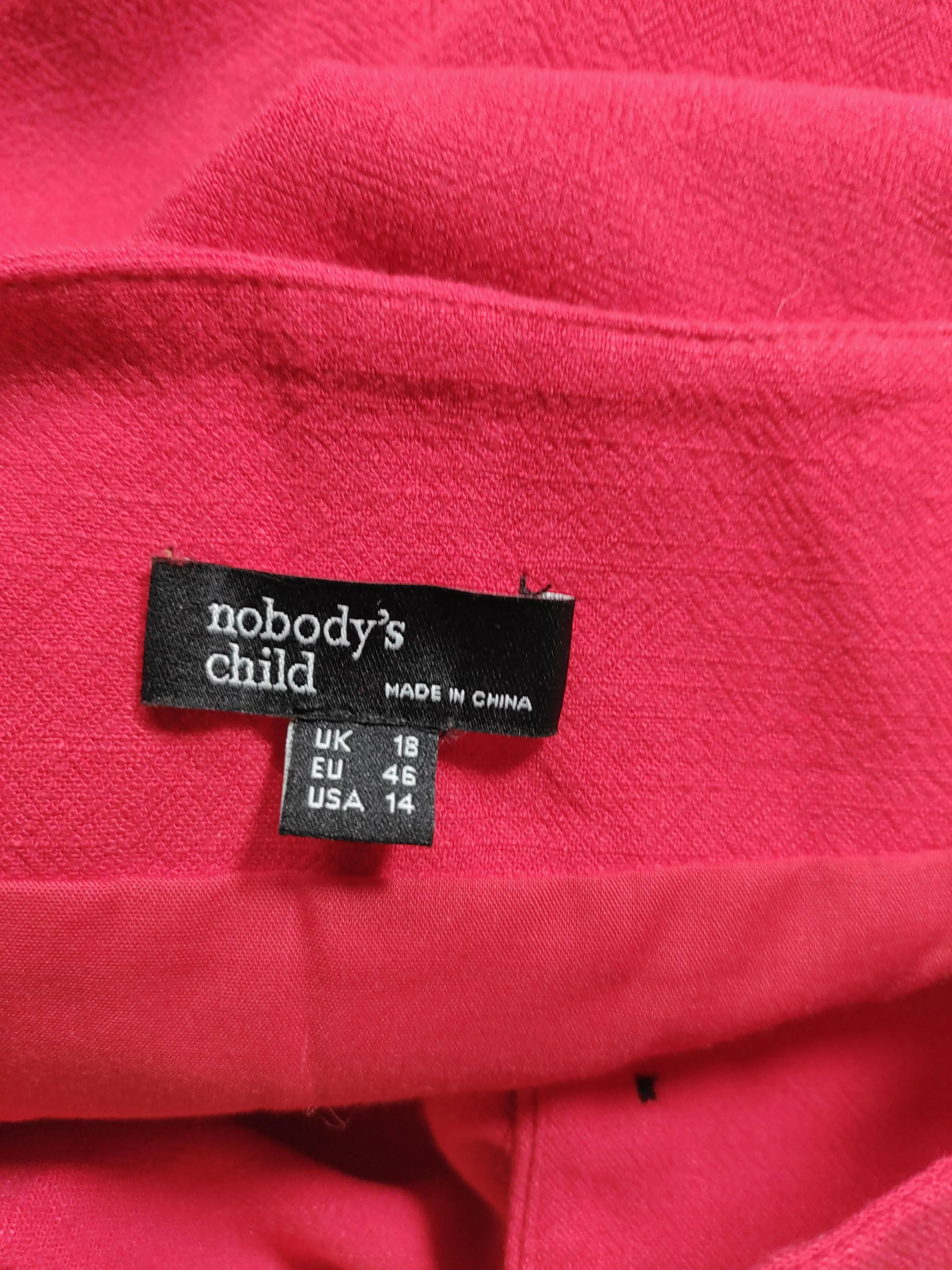 Nobody's Child Women's Coat UK 18 Red Viscose - Image 5