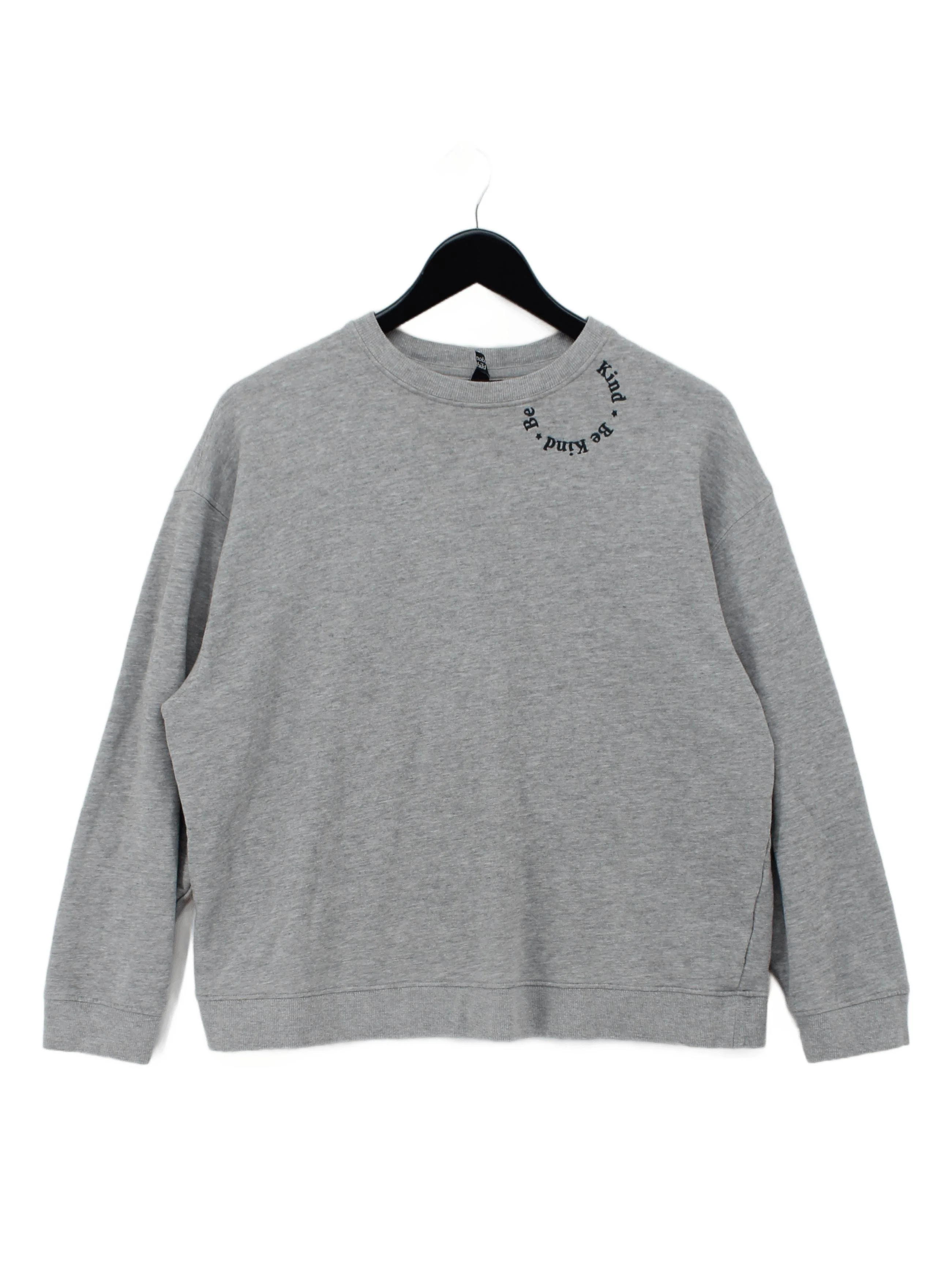 Nobody's Child Women's Hoodie M Grey Cotton