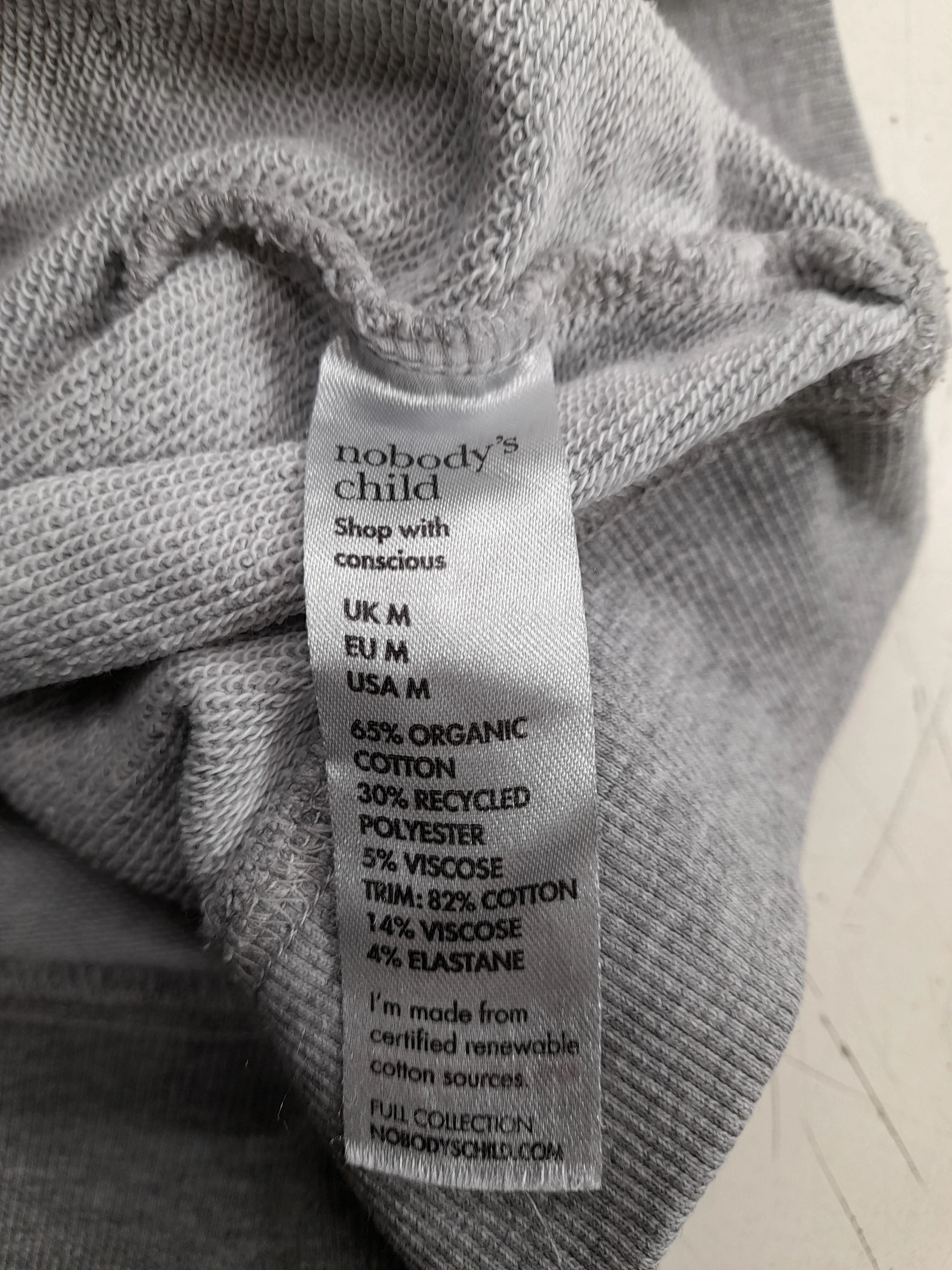 Nobody's Child Women's Hoodie M Grey Cotton - Image 6